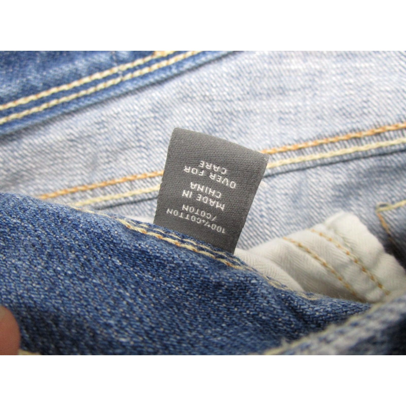 Abercrombie & Fitch VTG Abercrombie & Fitch Distressed Straight Leg Jeans Women's Size 2 Blue Denim 5-Pocket Design 90s Style Jeans Womens Size 2 Size 26" / US 2 / IT 38 - 4 Thumbnail