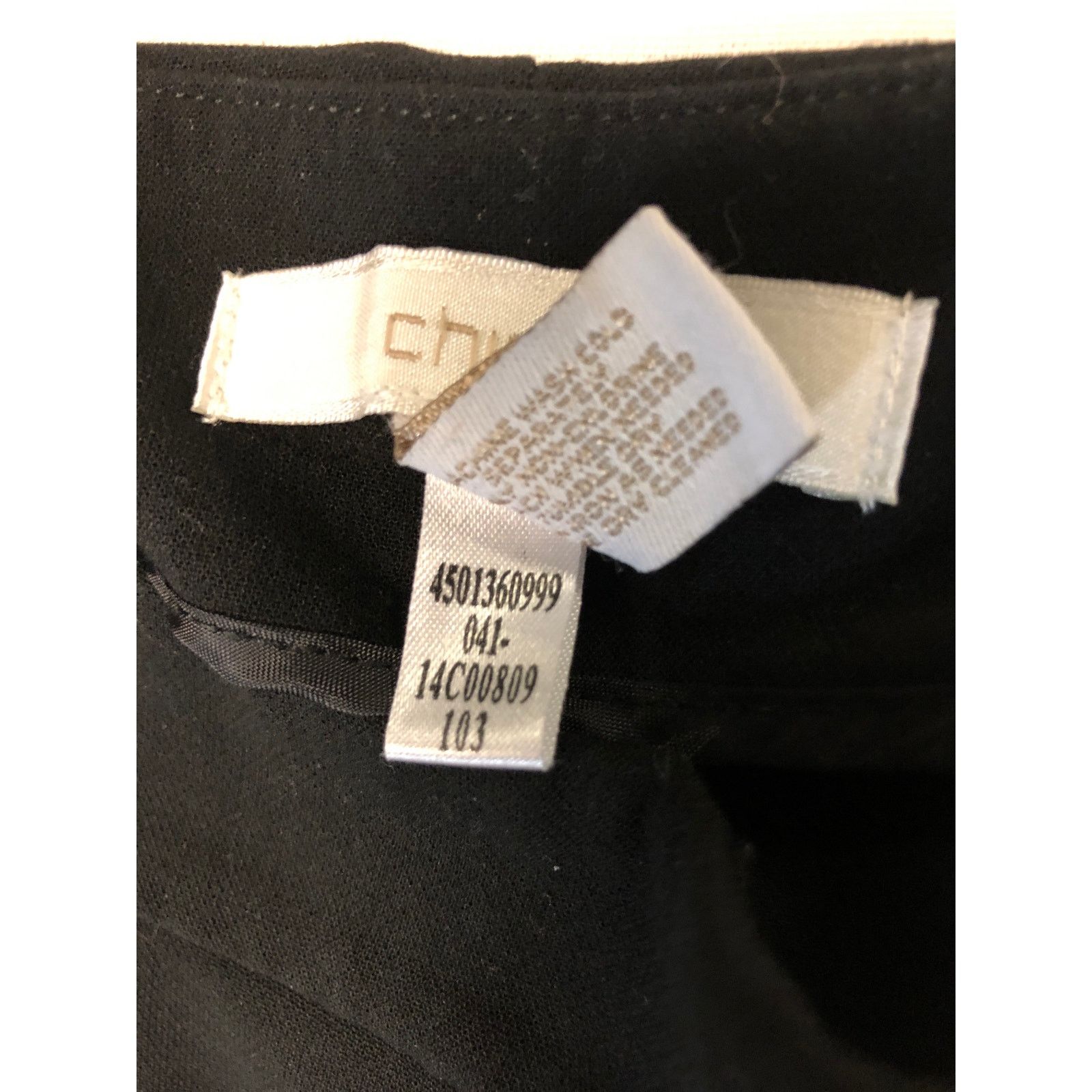Chicos womans black dress pants Size 25" / US 0 / IT 36 - 7 Thumbnail