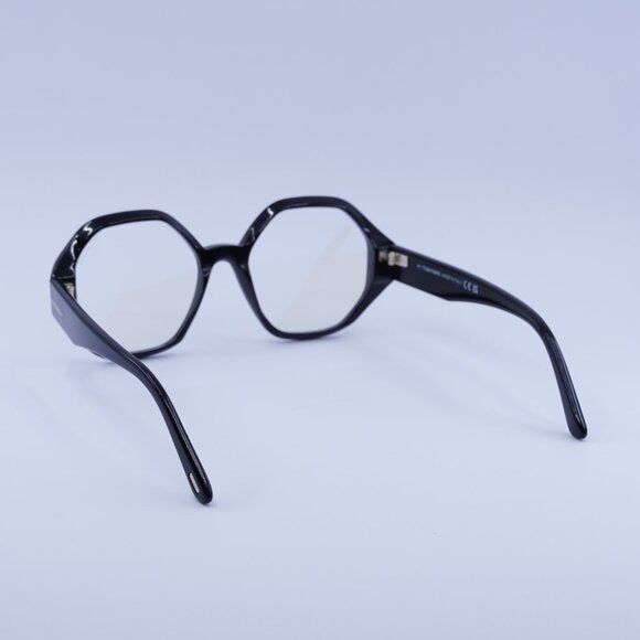 Tom Ford Tom Ford FT5967-B 001 Eyeglasses Black 53mm Geometric Frame Size ONE SIZE - 6 Thumbnail