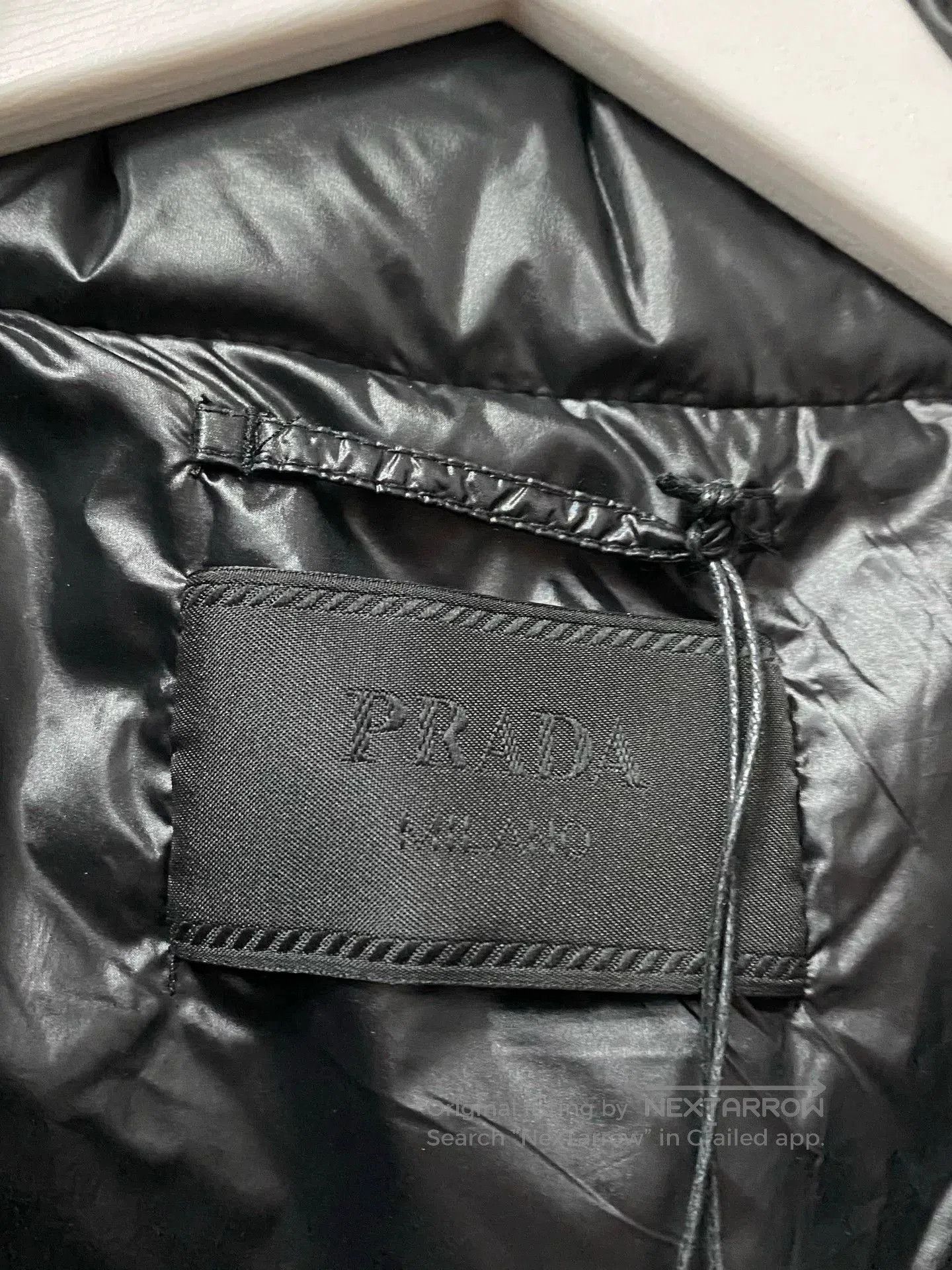 Prada prada black puffer jacket in size xl. Size US XL / EU 56 / 4 - 4 Thumbnail
