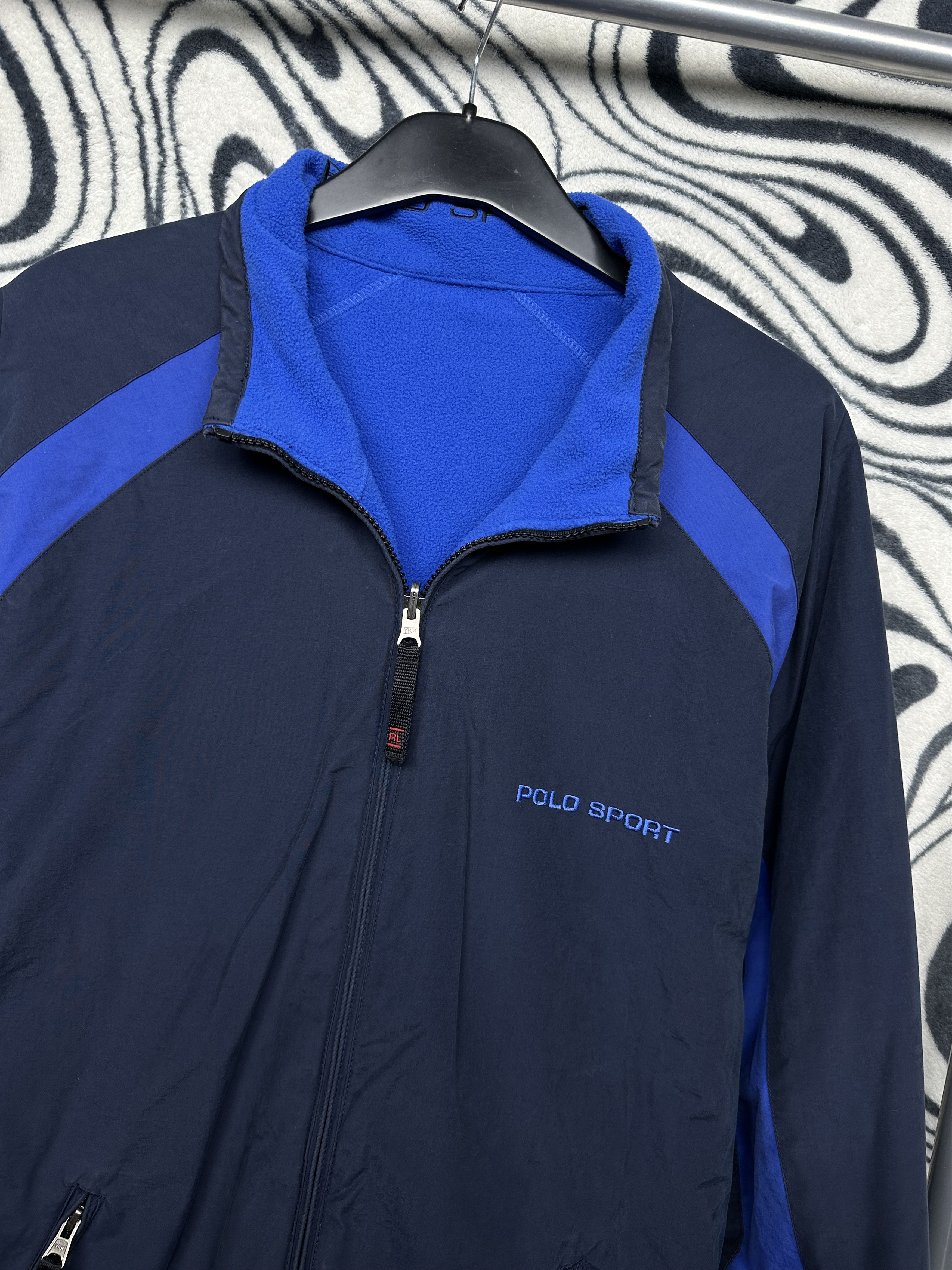 Polo Ralph Lauren Polo Sport Ralph Lauren Vintage Mens Reversible Jacket Size US XL / EU 56 / 4 - 10 Thumbnail
