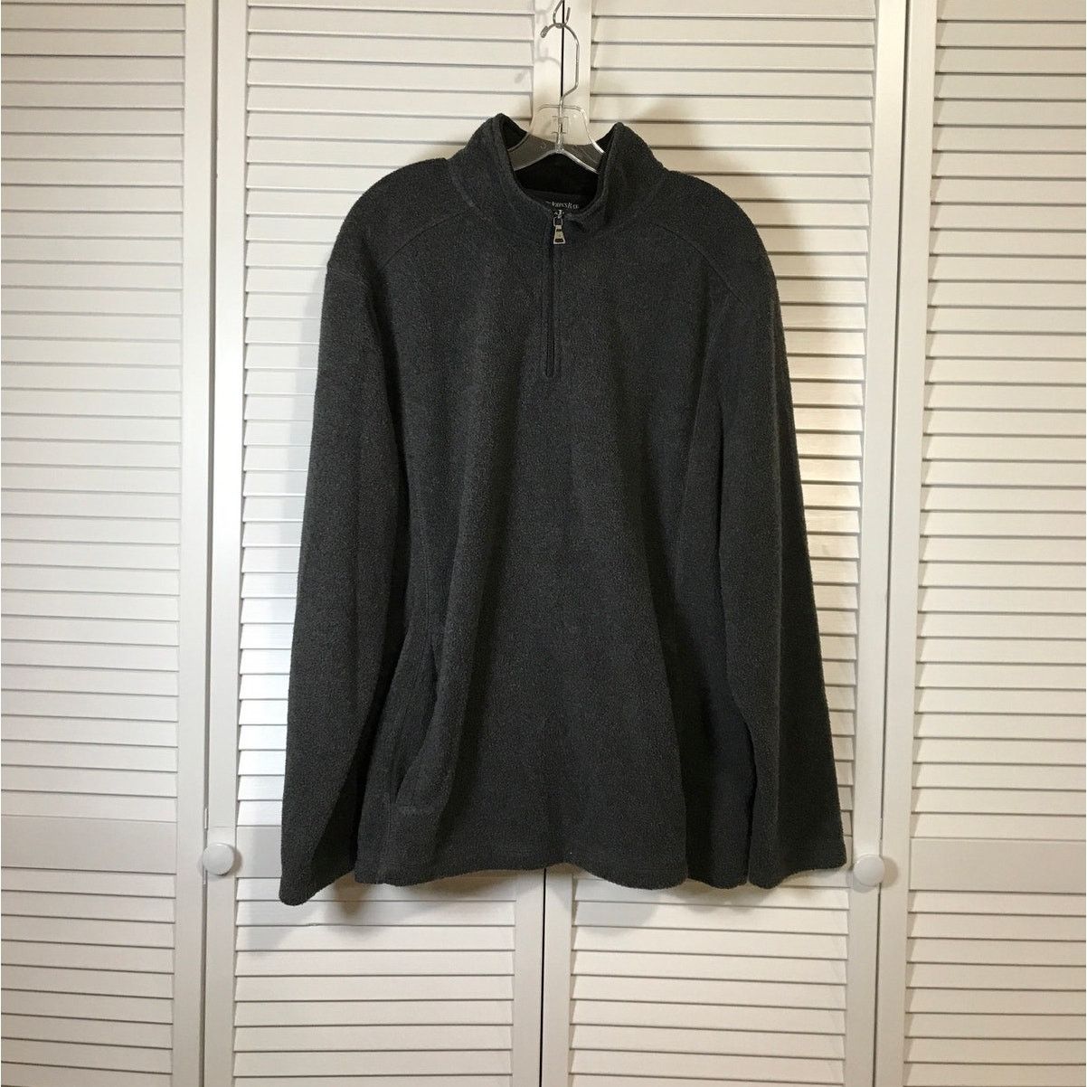 St. Johns Bay St. John’s Bay Gray High Neck Long Sleeve Jackets XL Size US XL / EU 56 / 4 - 1 Thumbnail