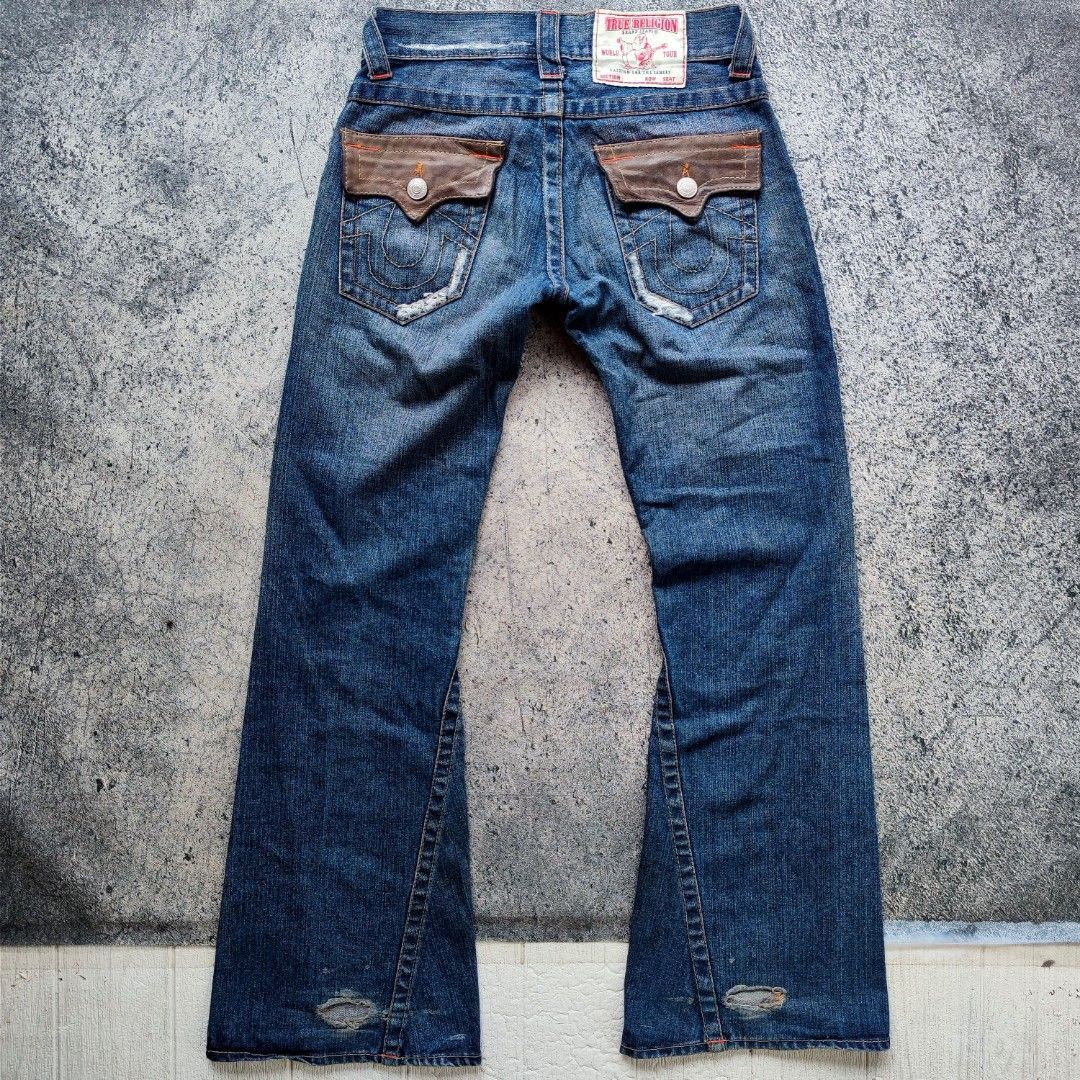 If Six Was Nine × Japanese Brand × Le Grande Bleu (L.G.B.) 🎸Super Flare🎸TR jeans bootcut beautifull design Size US 30 / EU 46 - 4 Thumbnail