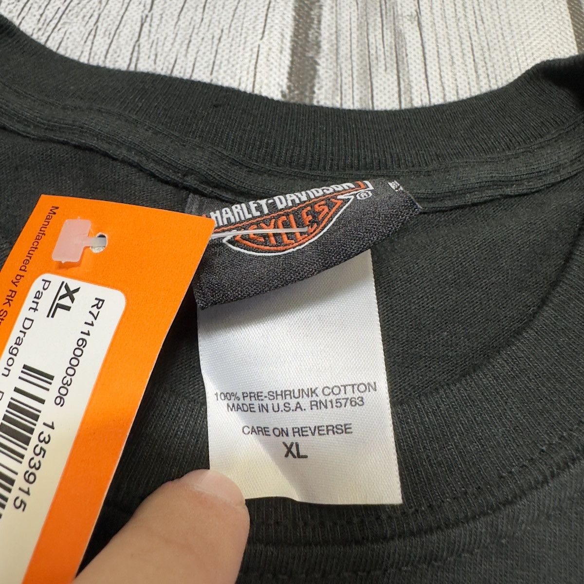 Harley Davidson × Vintage Vintage Harley Davidson tee Size US XL / EU 56 / 4 - 4 Thumbnail