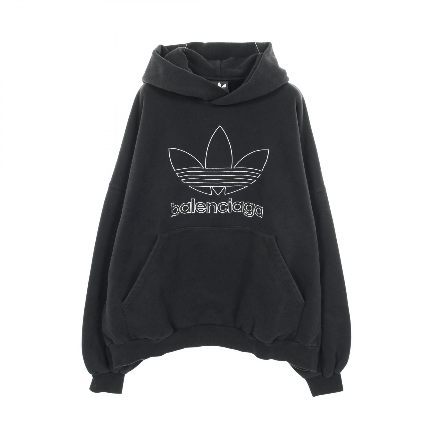 Balenciaga Balenciaga Balenciaga adidas Oversized Hoodie Cotton Sweatshirt Textile Sweatshirts & Hoodies DUTY FREE for USA Size ONE SIZE - 1 Thumbnail