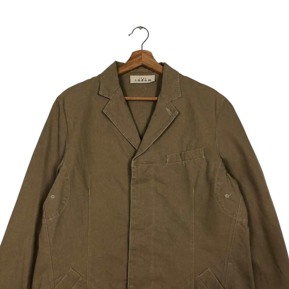 Japanese Brand 🔥VINTAGE DUCK CANVAS CHORE JACKET TESS ISSEY MIYAKE Size US M / EU 48-50 / 2 - 5 Thumbnail