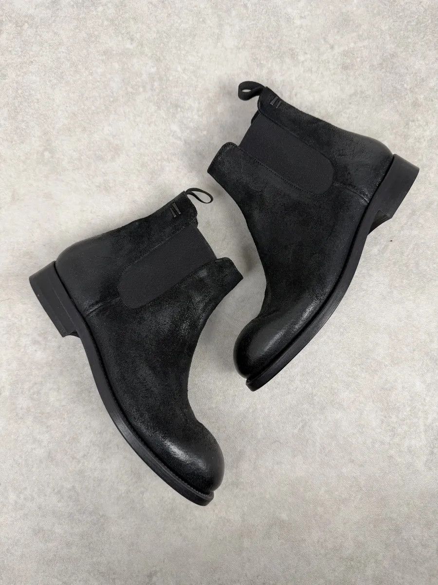 The Last Conspiracy The Last Conspiracy GoodYear Black Eroded Leather Boots Size US 10 / EU 43 - 2 Thumbnail