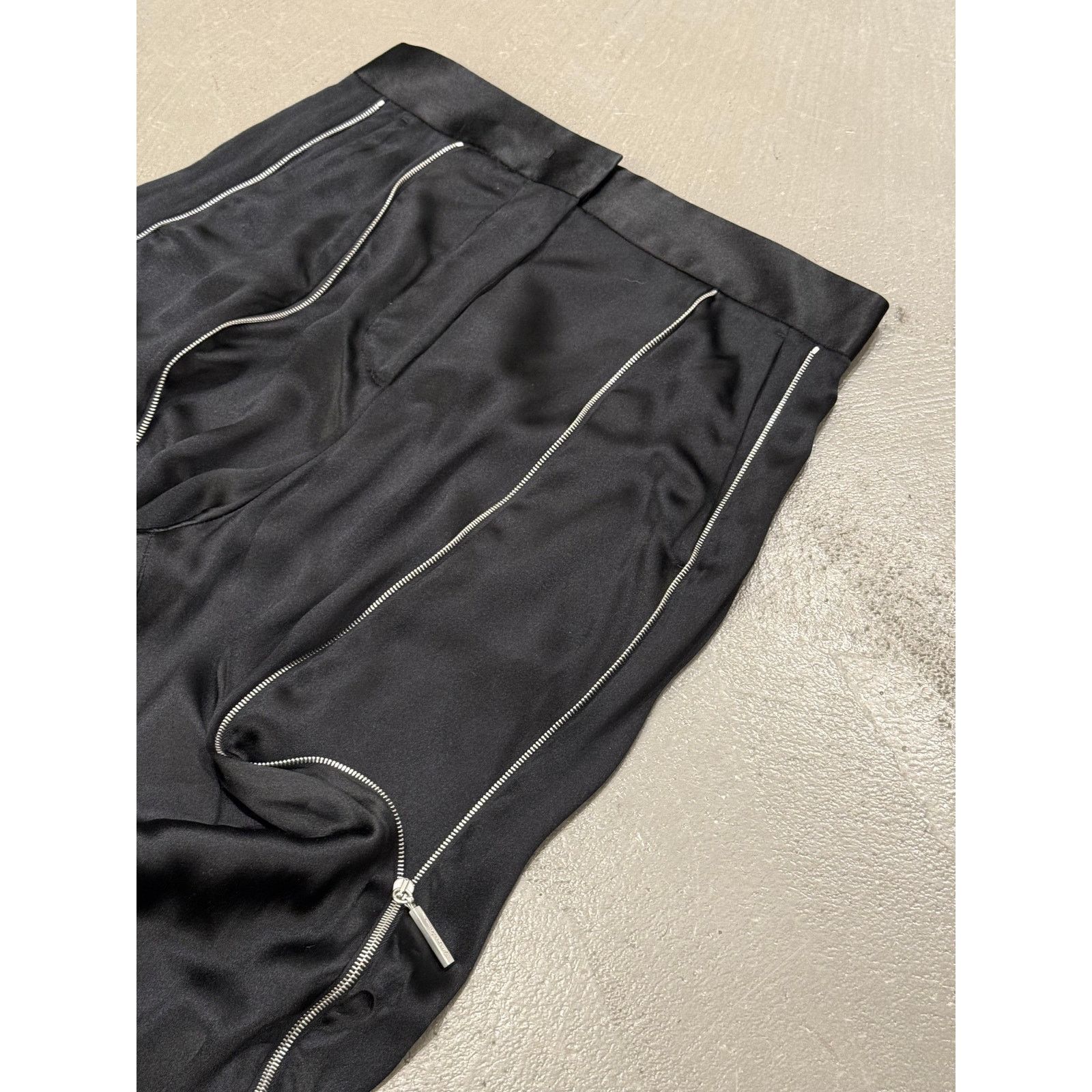 Giorgio Armani 2000s Giorgio Armani full zip silk pants Size US 40 / EU 56 - 2 Thumbnail