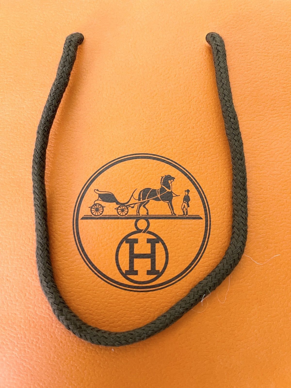 Hermes Authentic Hermes Orange Small Shopping Bag Size ONE SIZE - 4 Thumbnail