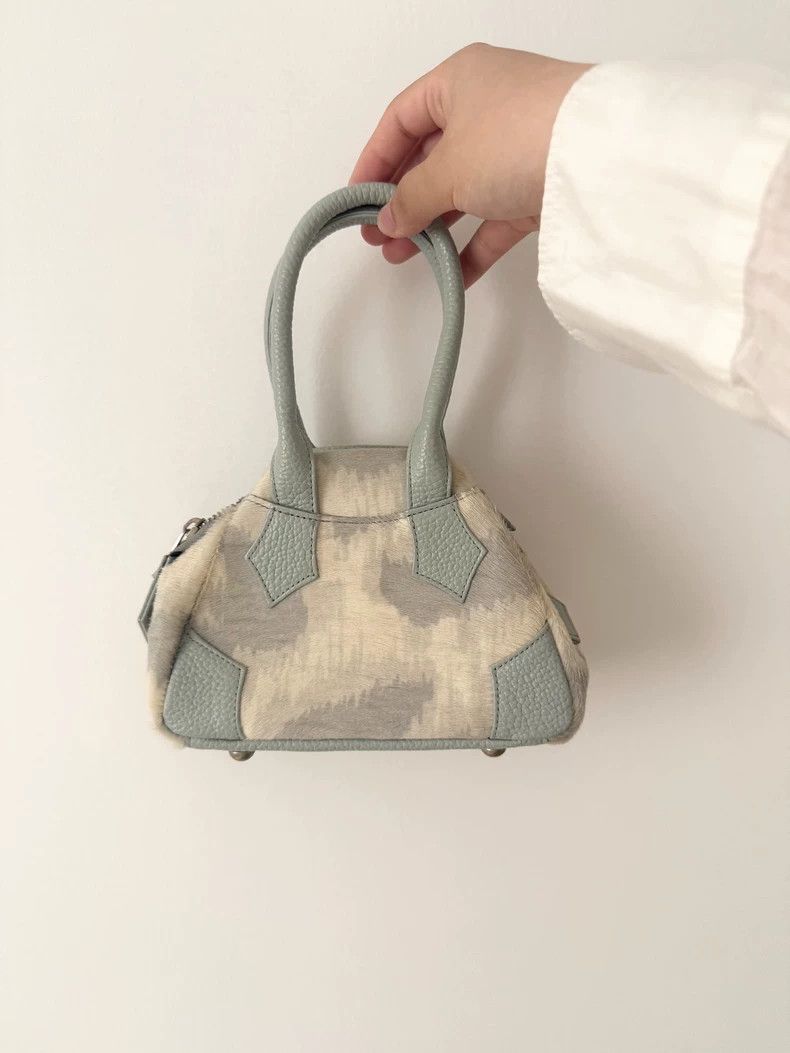 Vivienne Westwood Vivienne Westwood Baby blue horse leopard print silver Sat Size ONE SIZE - 3 Thumbnail