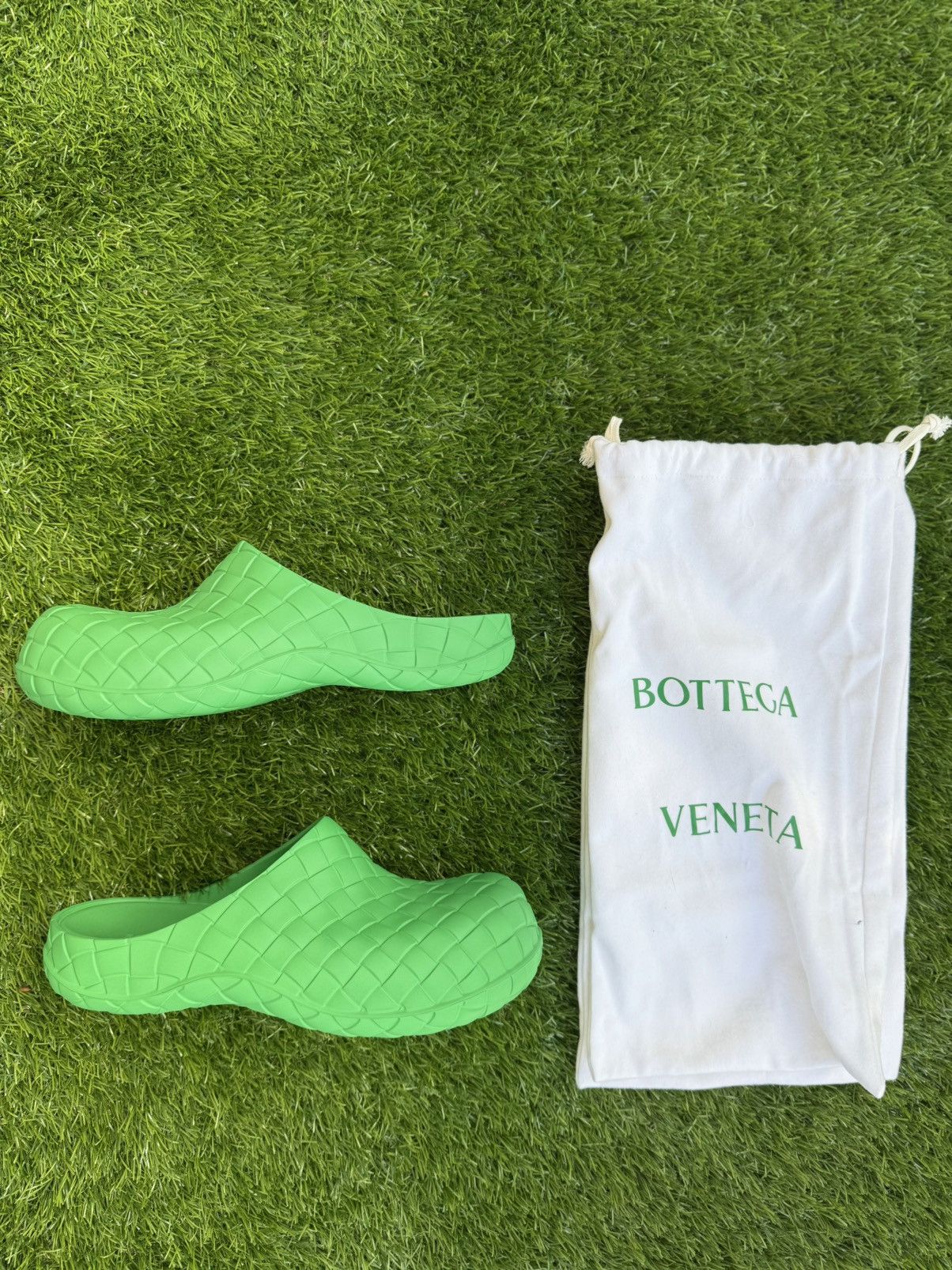 Bottega Veneta Bottega Veneta Beebee Clog in Green size 41 Size US 8 / EU 41 - 1 Thumbnail