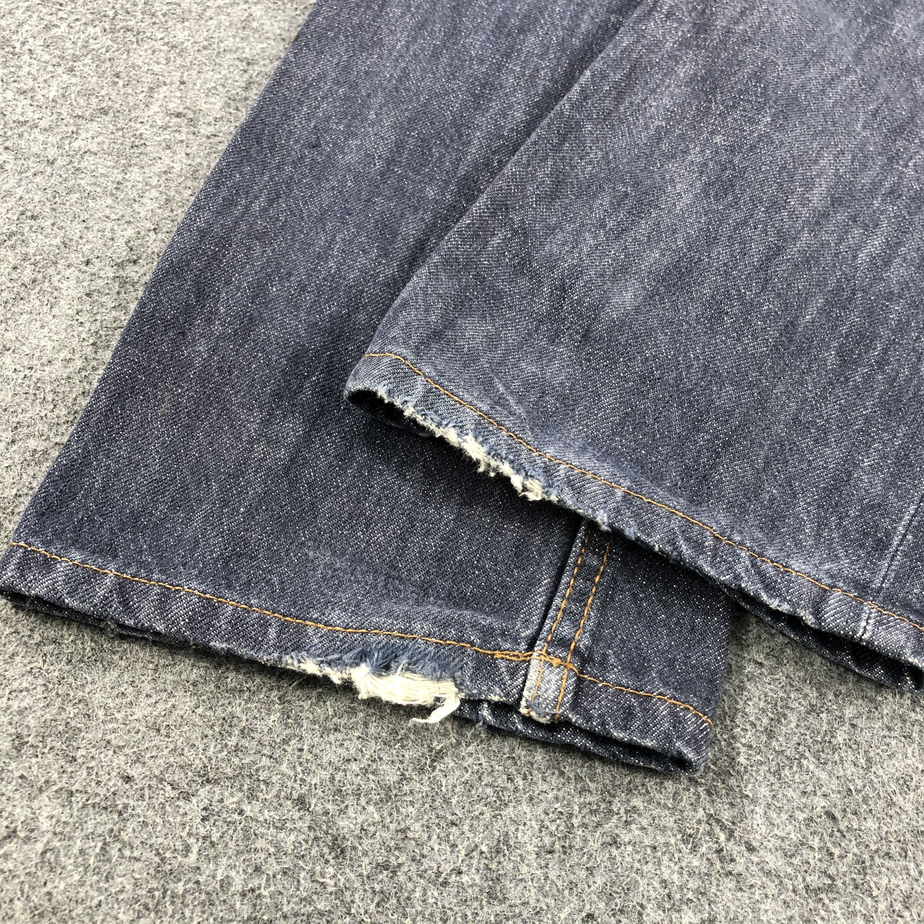 Levi's Vintage 90s Distress Blue Levis 501 Jeans-JM1572 Size US 30 / EU 46 - 5 Thumbnail