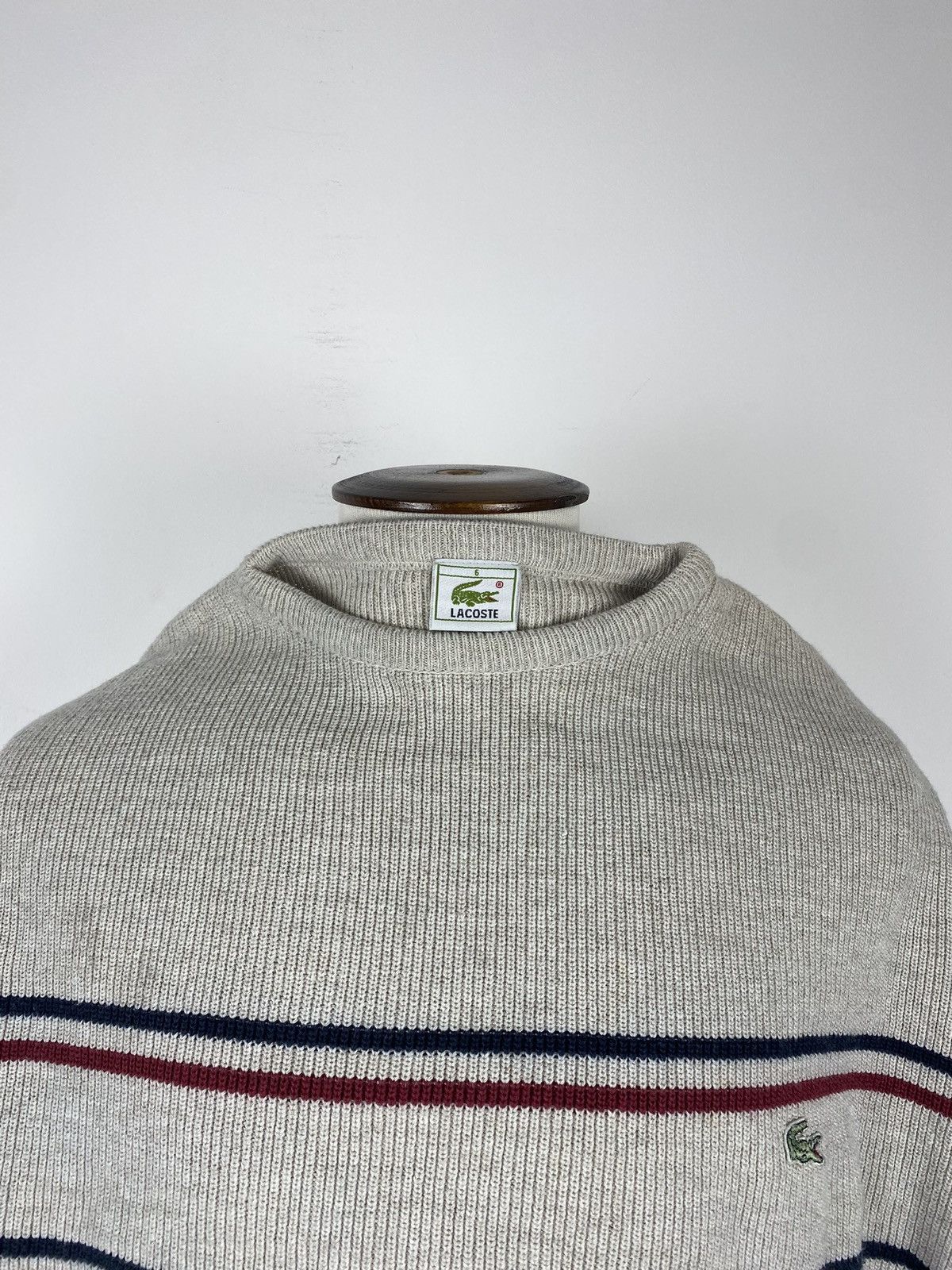 Lacoste × Vintage Men’s Vintage Lacoste Crew Neck Sweater size 6 Size US L / EU 52-54 / 3 - 5 Thumbnail