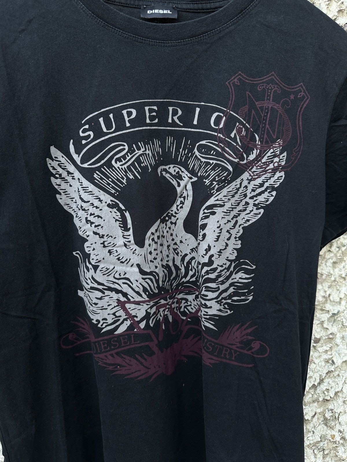 Diesel Diesel Superior eagle tee t-shirt Size US L / EU 52-54 / 3 - 3 Thumbnail