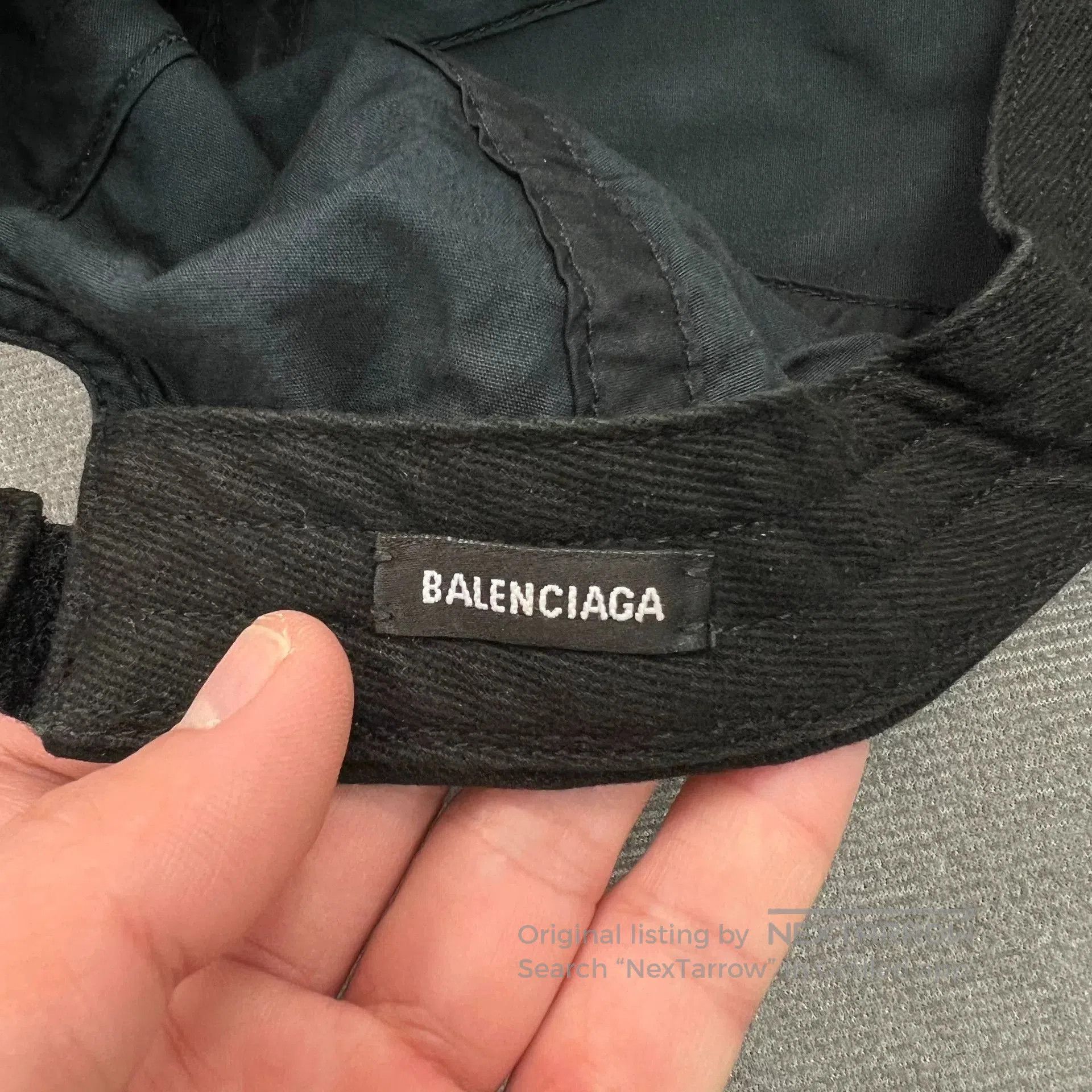 Balenciaga Balenciaga CREW Embroidered Logo Cap. Size ONE SIZE - 7 Thumbnail