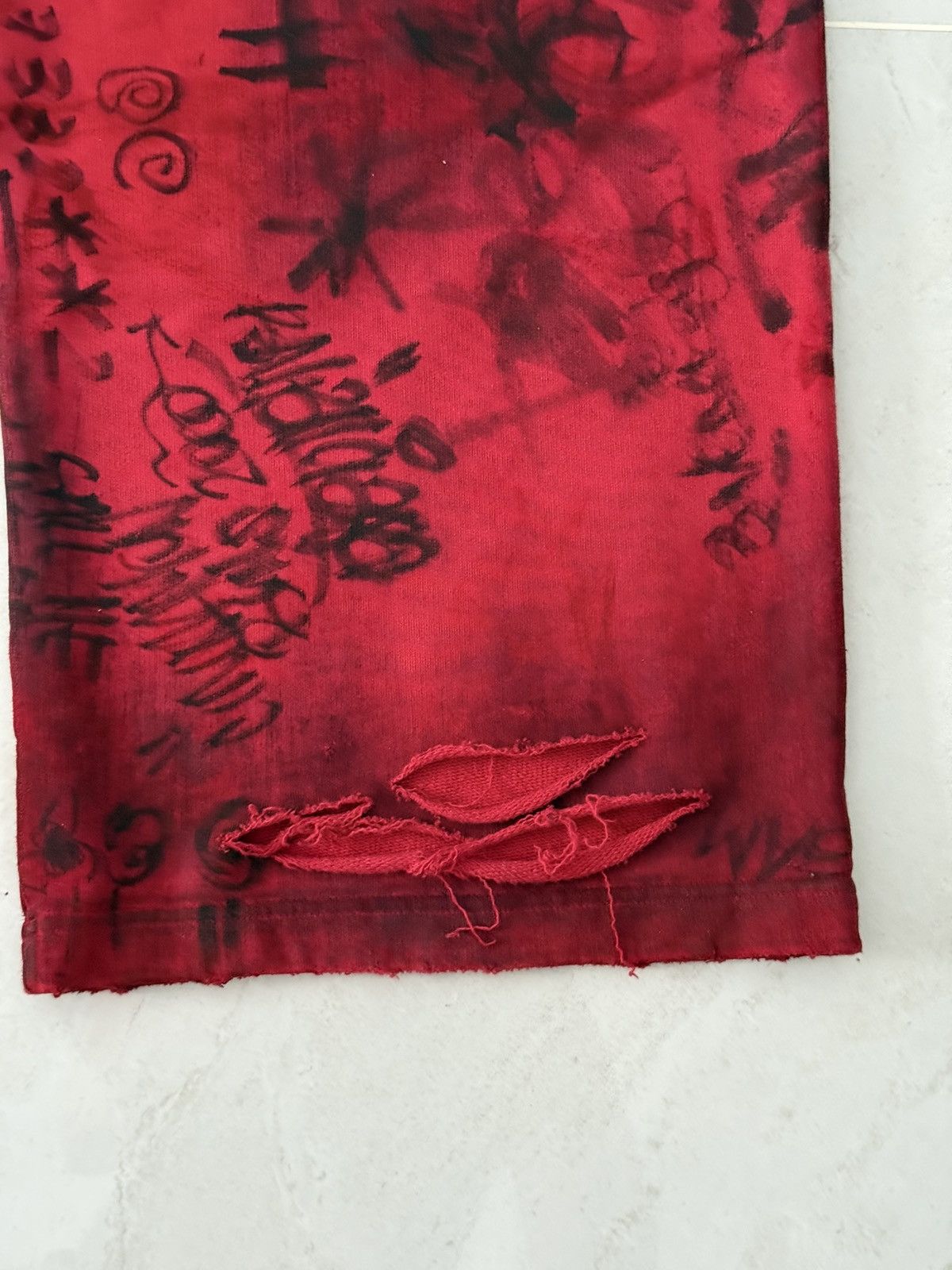 Balenciaga Balenciaga SS23 Red Skater Graffiti Sweatpants Sz.M Size US 34 / EU 50 - 6 Thumbnail