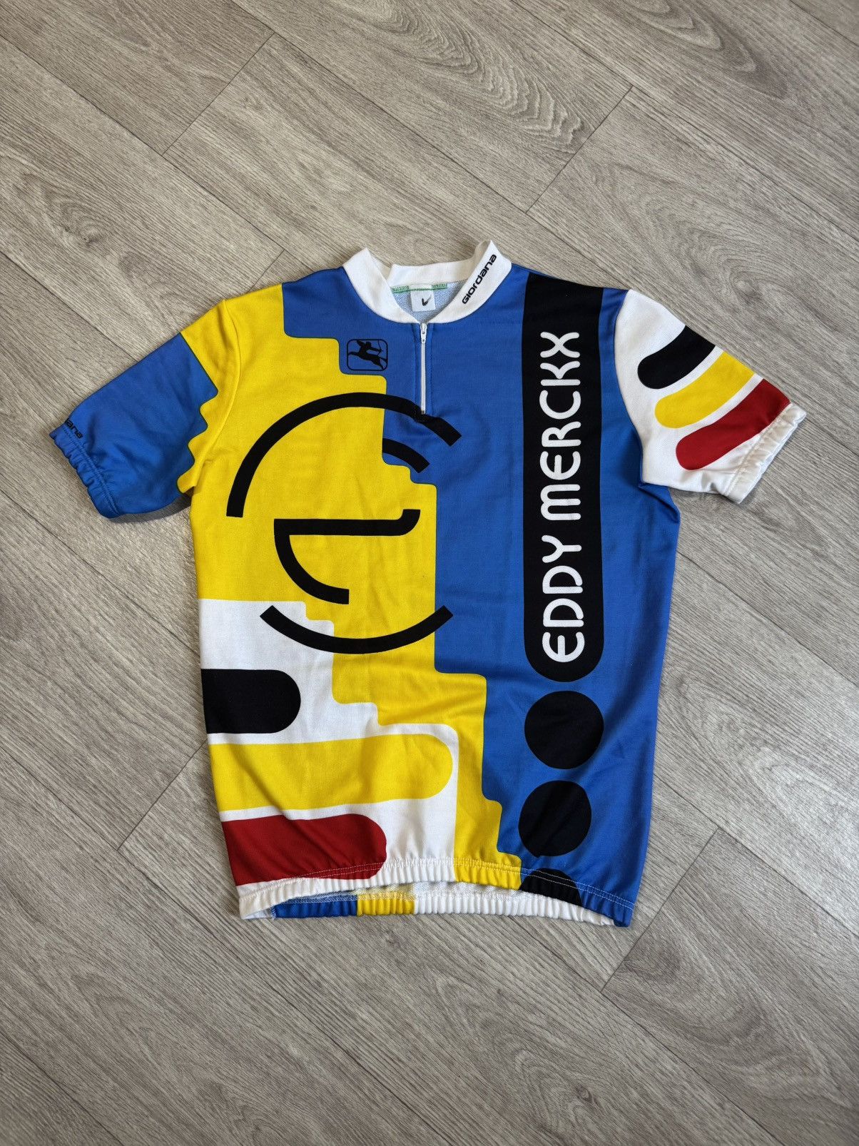 Bicycle 🔷Vintage Giordana Eddy Merckx Cycling Jersey (Italy) 80s🔷 Size US XL / EU 56 / 4 - 1 Thumbnail