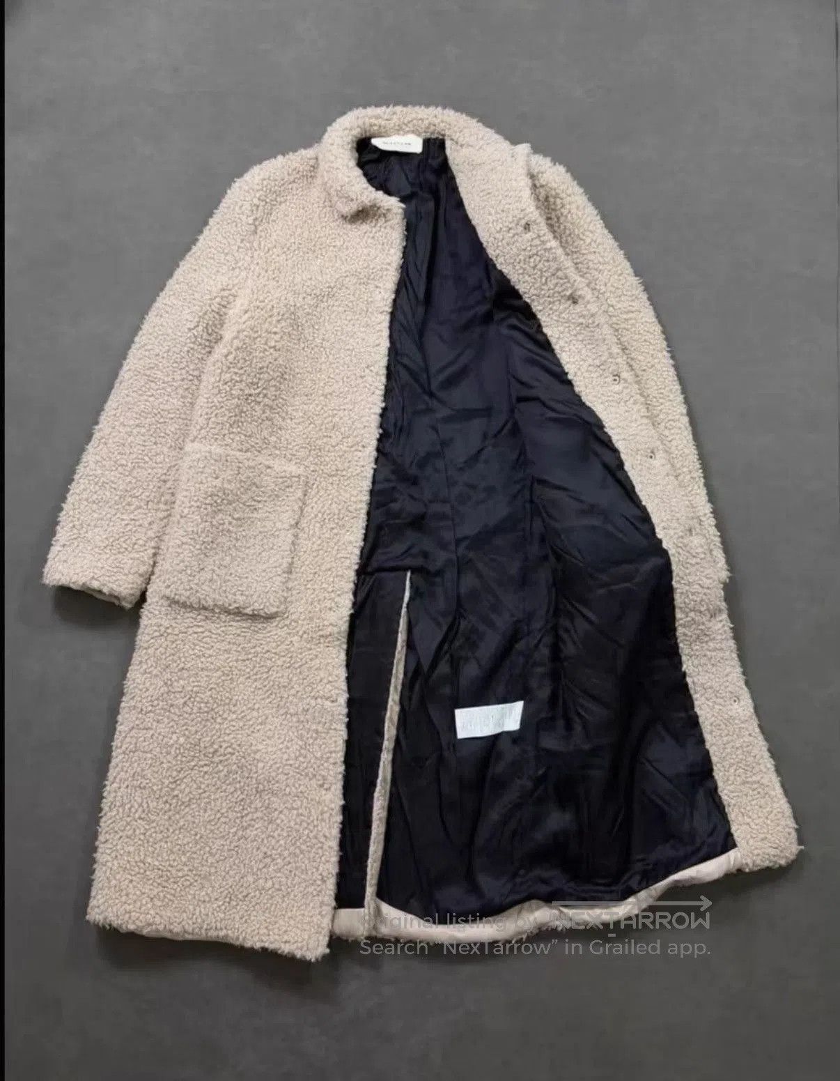 1017 ALYX 9SM White Long Sherpa Coat . Size US M / EU 48-50 / 2 - 5 Thumbnail
