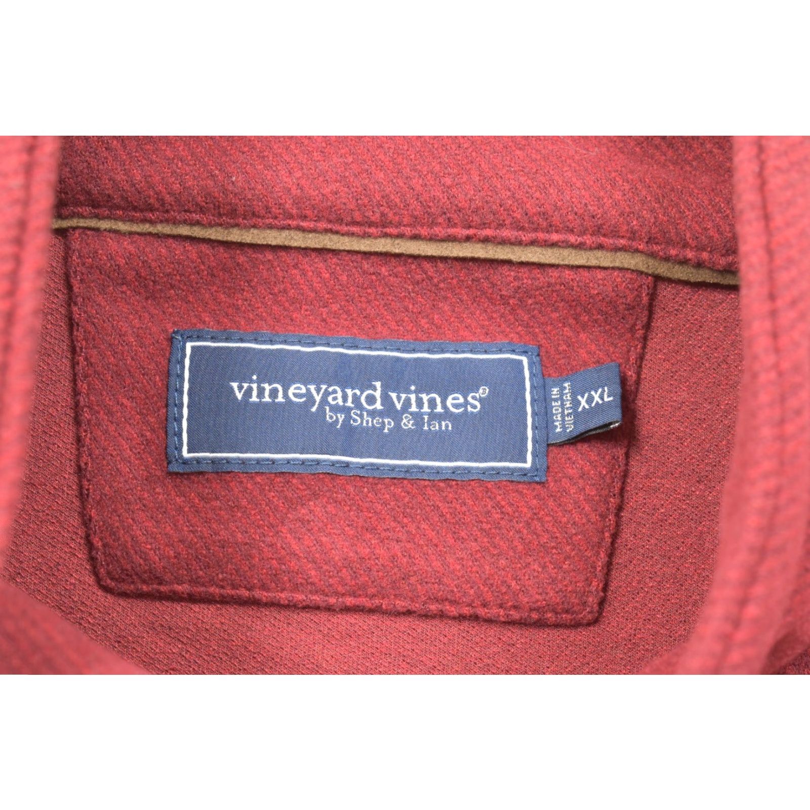 Vineyard Vines VINEYARD VINES Shep Shirt Men 2XL Red 1/4 Zip Pullover Sweatshirt Size US XXL / EU 58 / 5 - 7 Thumbnail