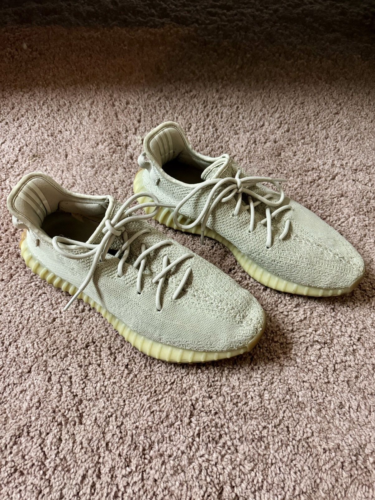 Adidas × Kanye West × Yeezy Beige Yeezy 350 Size US 12 / EU 45 - 2 Thumbnail