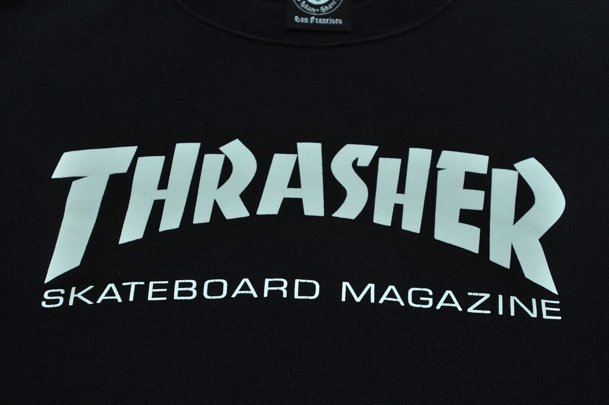 Thrasher Thrasher sweatshirt black vintage skateboard y2k Size US S / EU 44-46 / 1 - 5 Thumbnail
