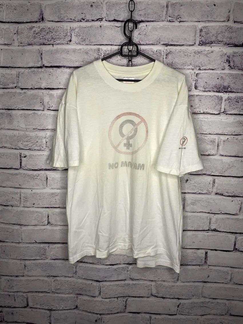 Vintage 👌Rare Vintage NO MA'AM Spell Out Big Logo Thrashed👌 Size US XL / EU 56 / 4 - 1 Thumbnail
