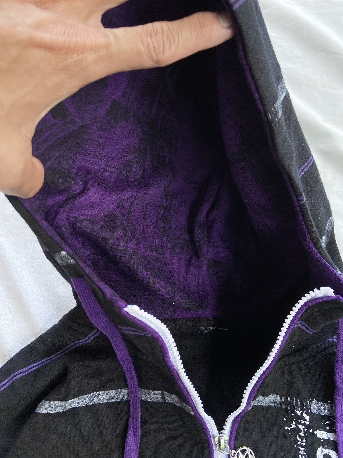 Japanese Brand B ONE SOUL I HATE TO TURN MY HEAD ZIP HOODIE Size US L / EU 52-54 / 3 - 12 Thumbnail