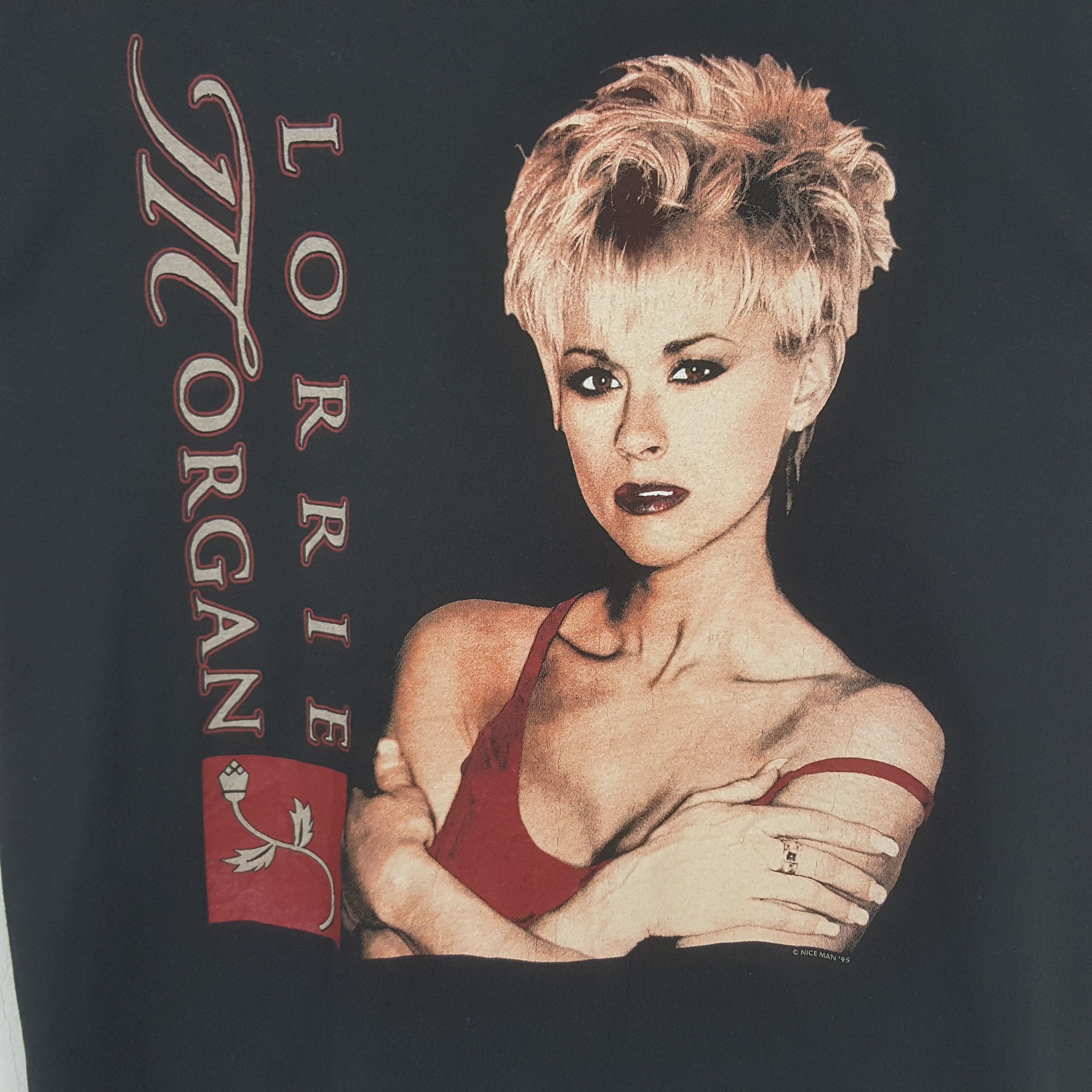 Band Tees Vintage Lorrie Morgan American Solo Singer 90's Tshirt 31 Size US L / EU 52-54 / 3 - 2 Thumbnail