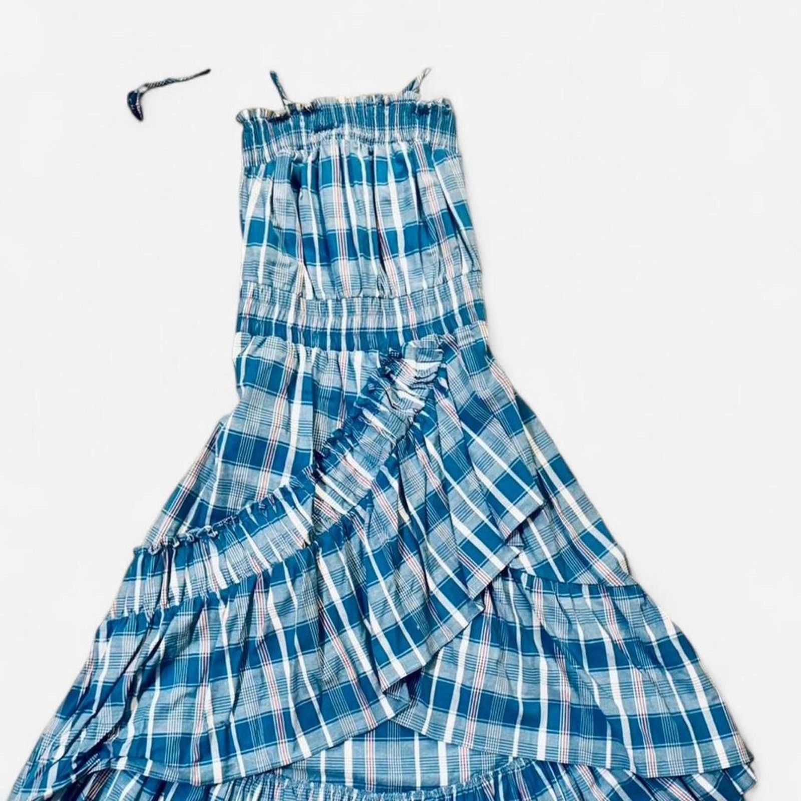 Neiman Marcus Blue and White Middie Dress - Misa designer, Neiman Marcus Size S / US 4 / IT 40 - 3 Thumbnail