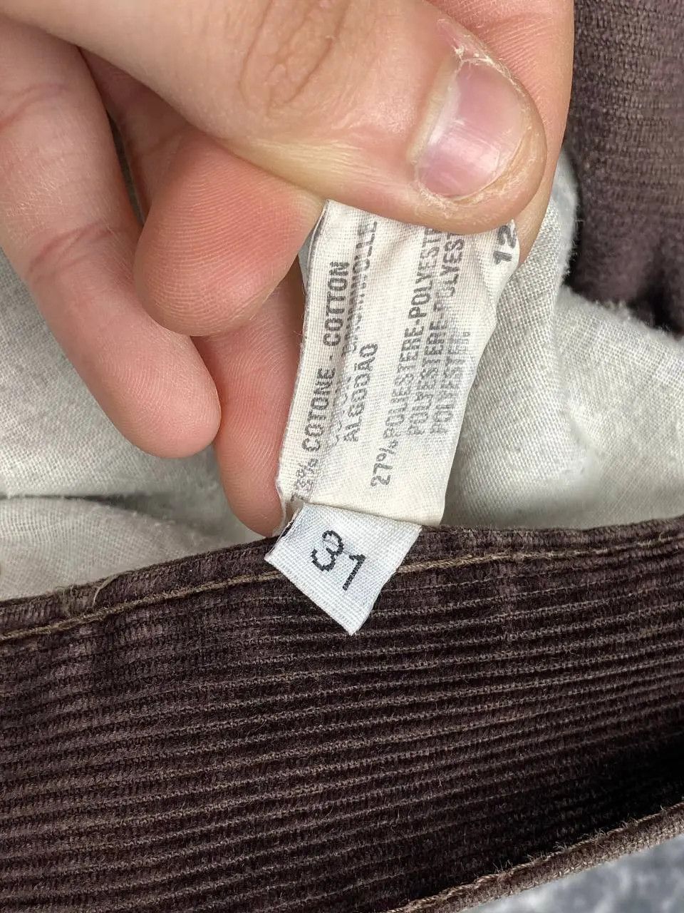 Valentino Vintage Vallentino Jeans Corduroy Pants Size US 31 - 9 Thumbnail