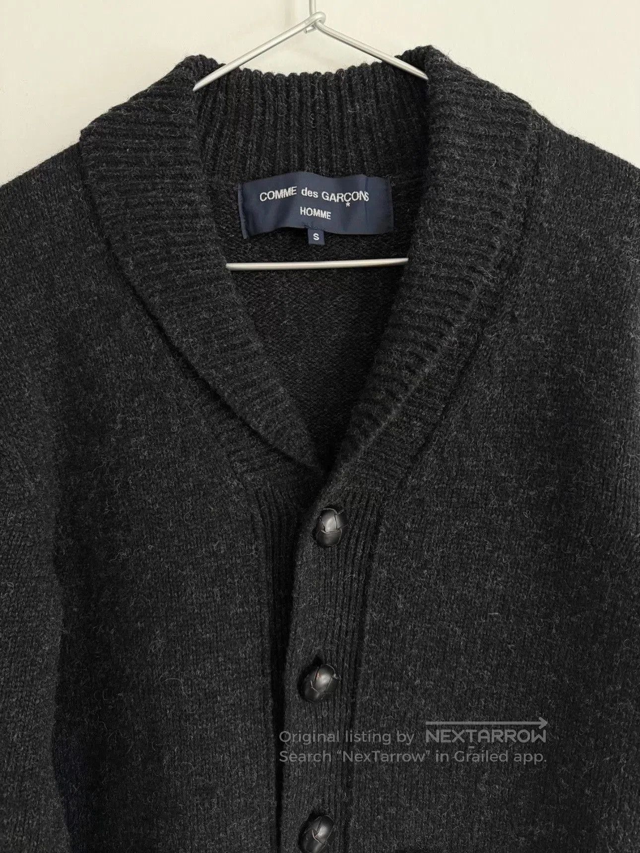 Comme des Garcons Homme Plus COMME DES GARCONS HOMME Wool Cardigan. Size US S / EU 44-46 / 1 - 2 Thumbnail