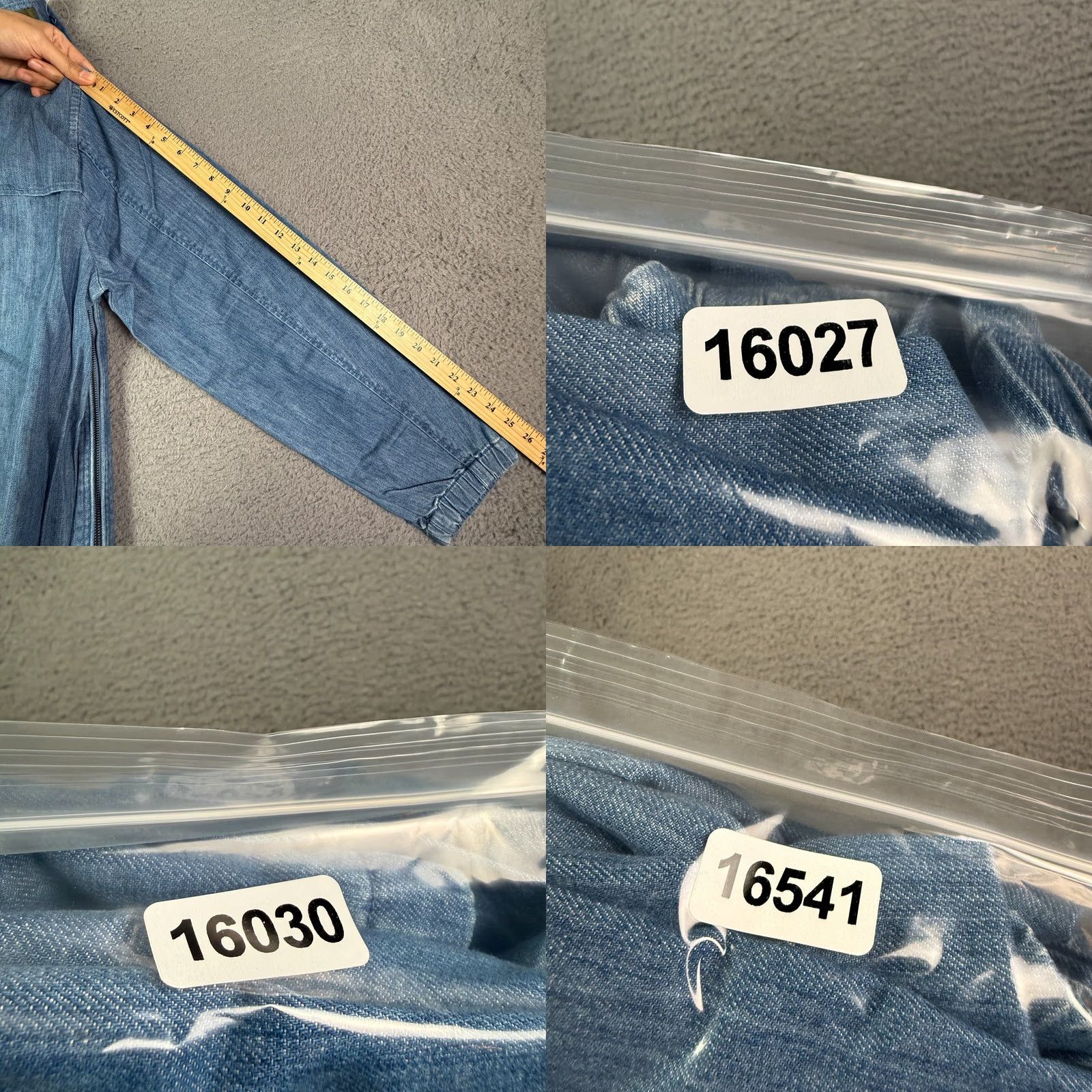 Todd Snyder Todd Snyder Denim Club Jacket Mens 2XL Blue Jean Full Zip Bomber Jacket Size US 39 - 8 Thumbnail