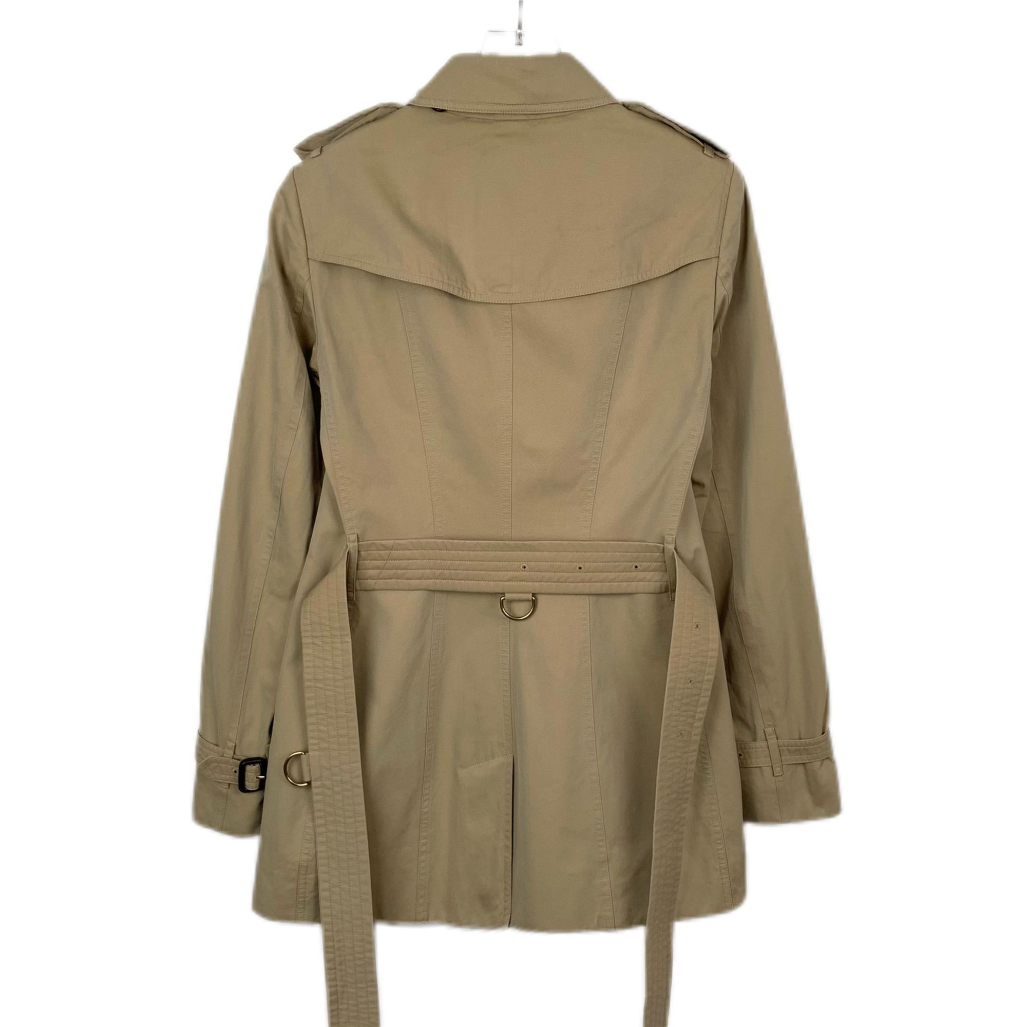 Burberry Burberry Brown Cotton Belted Trench Coat (Size 38/S) Size S / US 4 / IT 40 - 8 Thumbnail