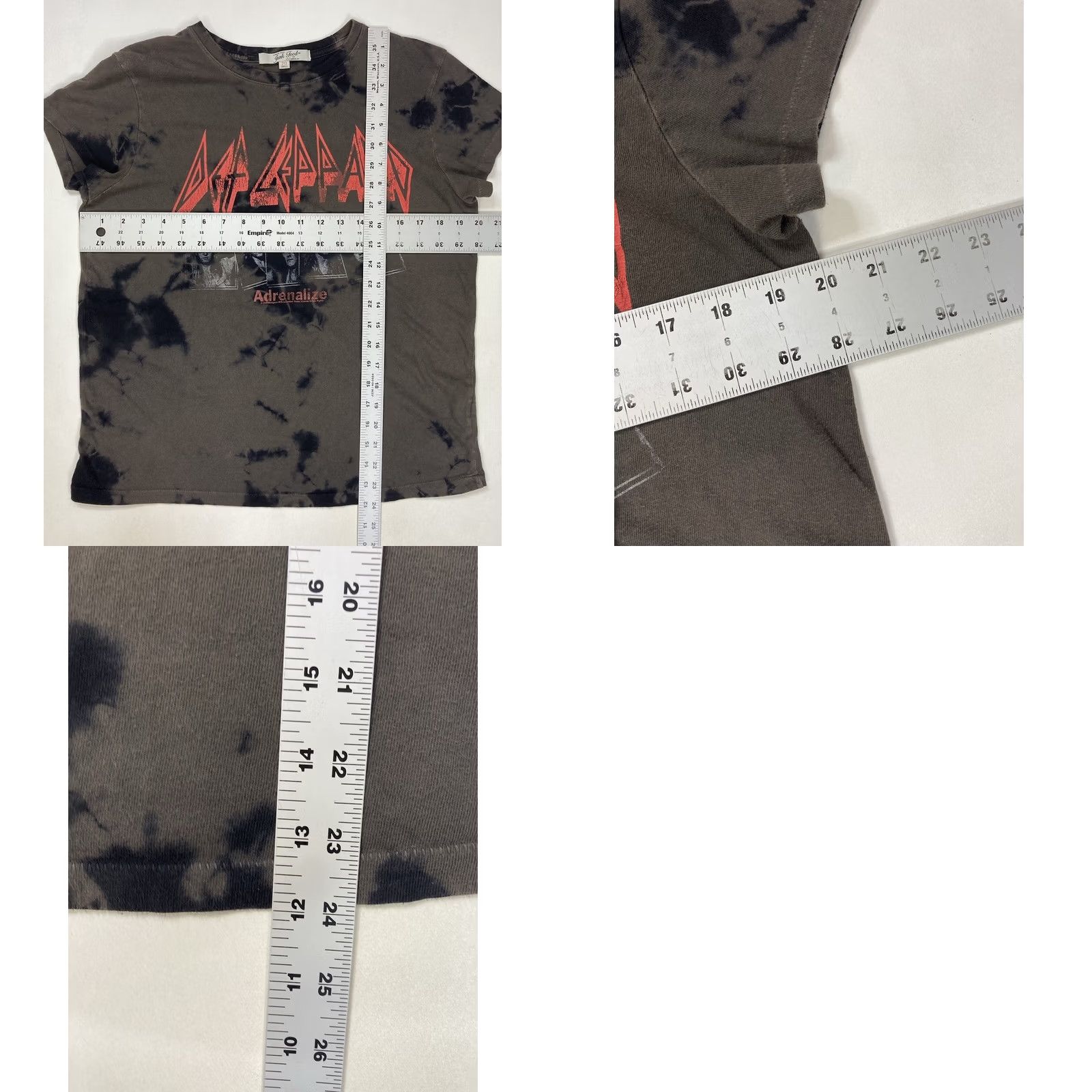 Junk Food VINTAGE Def Leppard Adrenalize Tour Live 1992 Graphic T-shirt Women Small Tie Dye Music Shirt Size S / US 4 / IT 40 - 8 Thumbnail