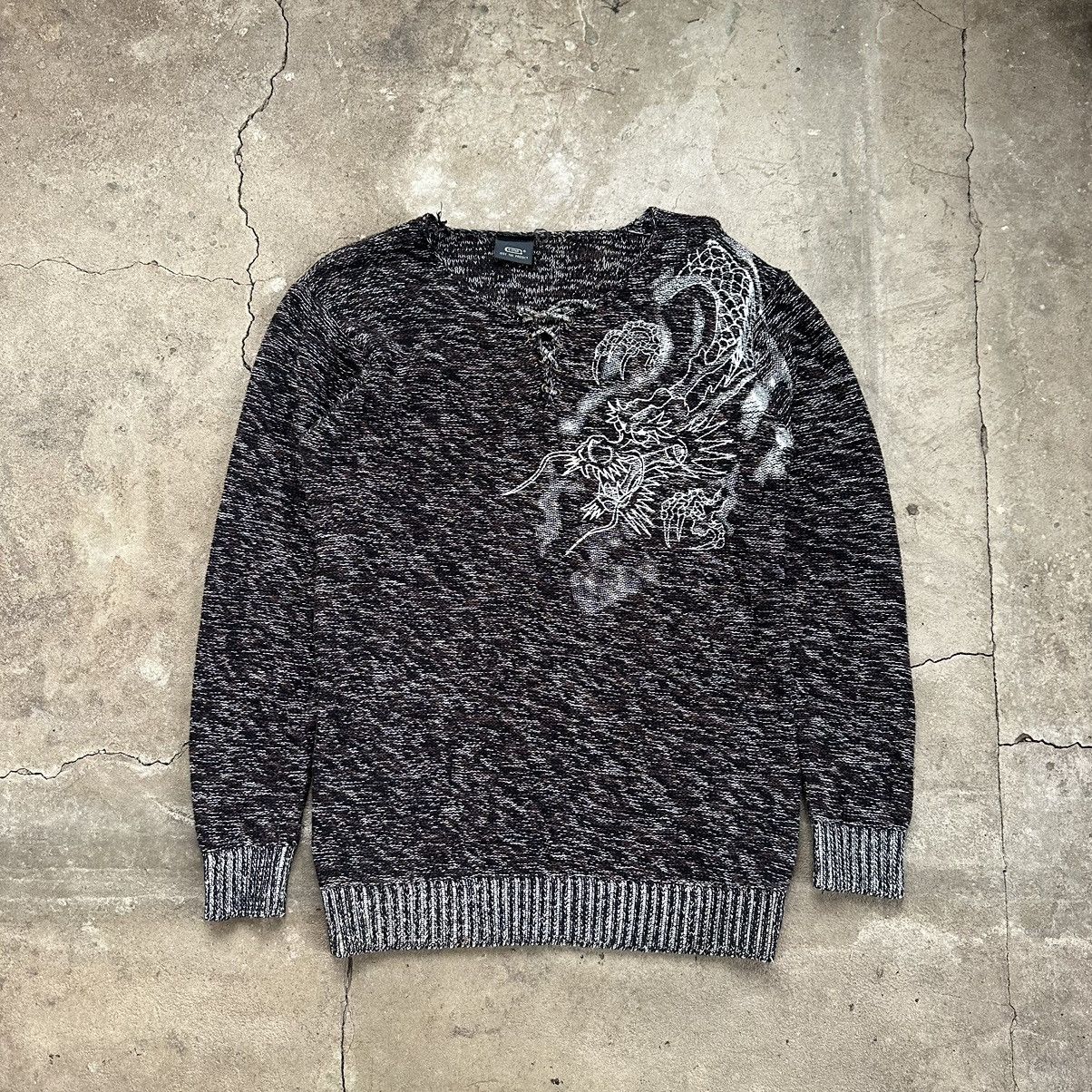G-Star × Vintage VINTAGE G STAR RAW BIGLOGO AVANTGARDE LIGHT SWEATER Size US L / EU 52-54 / 3 - 1 Thumbnail