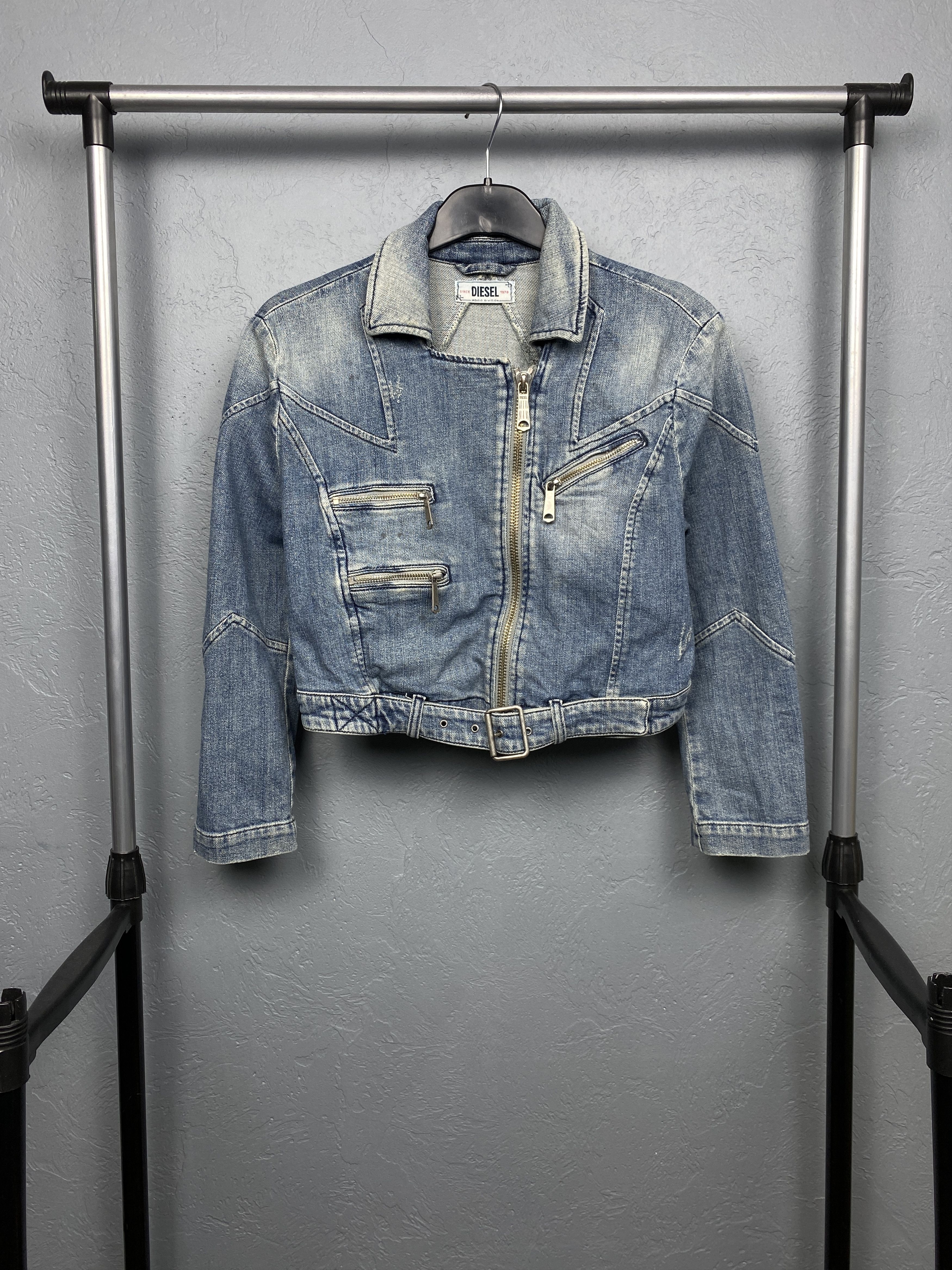 Diesel Diesel Distressed Denim Vintage Jacket Y2K Jeans Size S / US 4 / IT 40 - 1 Thumbnail
