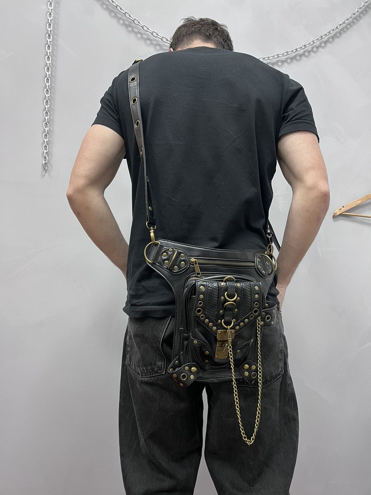 LEATHER AVANTGARDE LGB STYLE kmrii style belt bag Bags Luggage