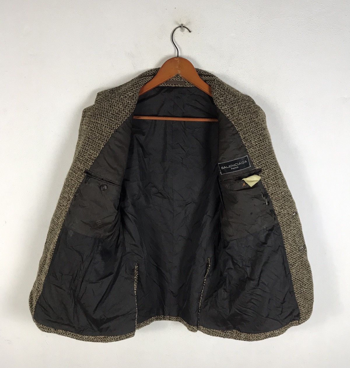 Balenciaga 🔥Rare🔥Vintage Balenciaga Wool Tweed Jacket Size US M / EU 48-50 / 2 - 3 Thumbnail