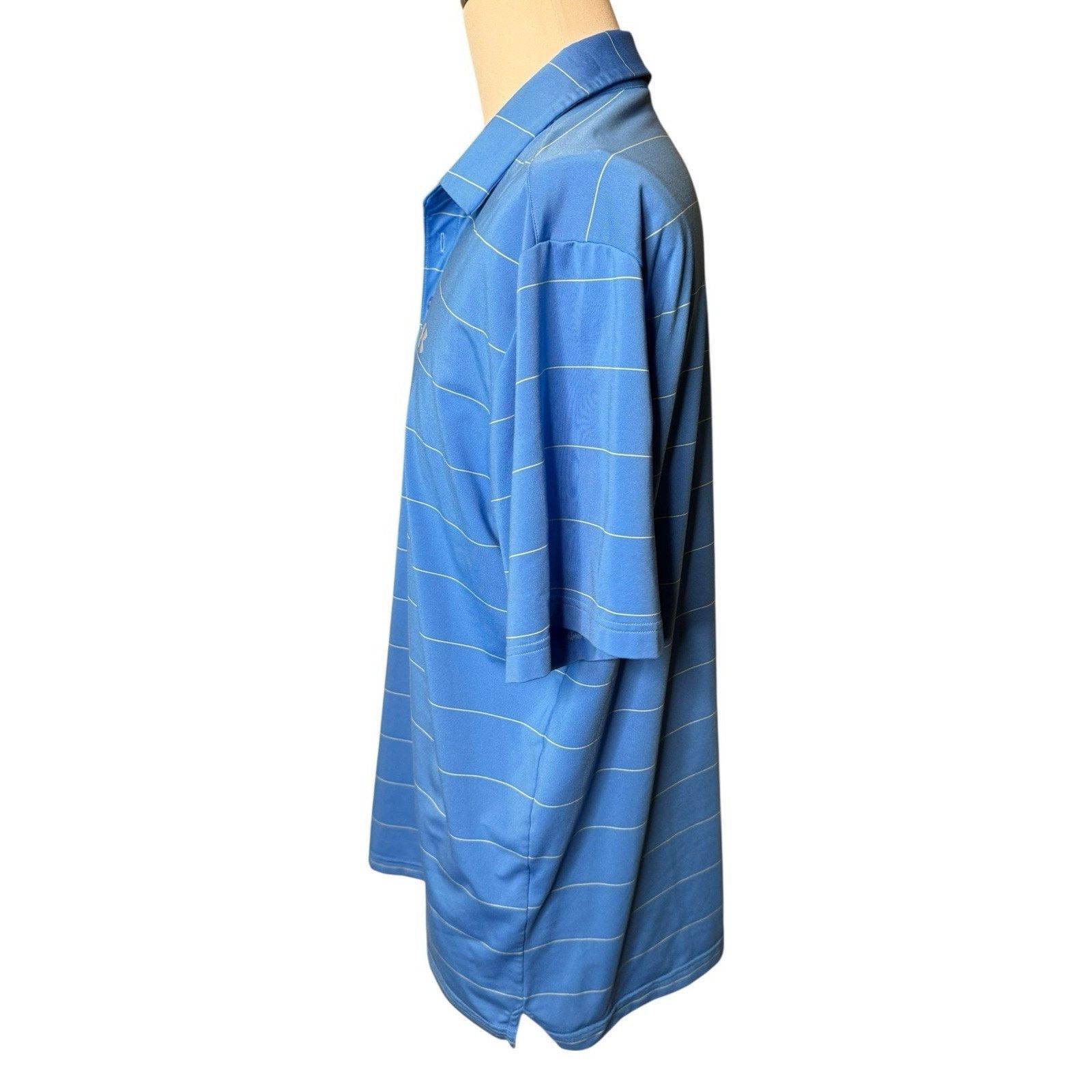 Under Armour Two Under Armour Heat Gear Polo Golf Shirts Loose Fit Blue Size US XL / EU 56 / 4 - 5 Thumbnail