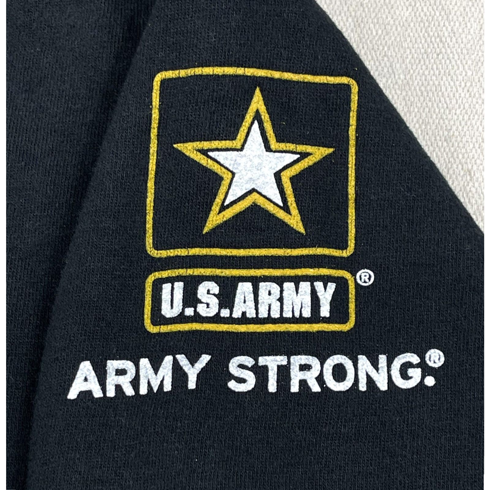 NASCAR VINTAGE Mark Martin Army Strong Hoodie L Black Cotton Blend Racing USA Mens Size US L / EU 52-54 / 3 - 2 Thumbnail