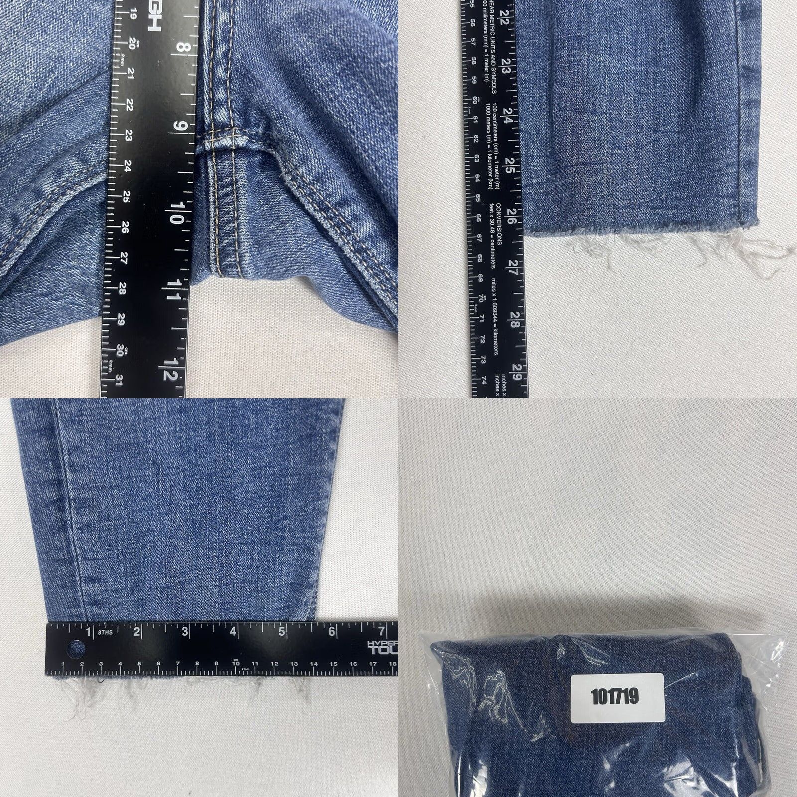 Lucky Brand Lucky Brand Lolita Crop Jeans Women 6 Blue Mid Rise Denim Stretch Raw Hem Jeans Womens Modern Vintage No Size 28" / US 6 / IT 42 - 8 Thumbnail