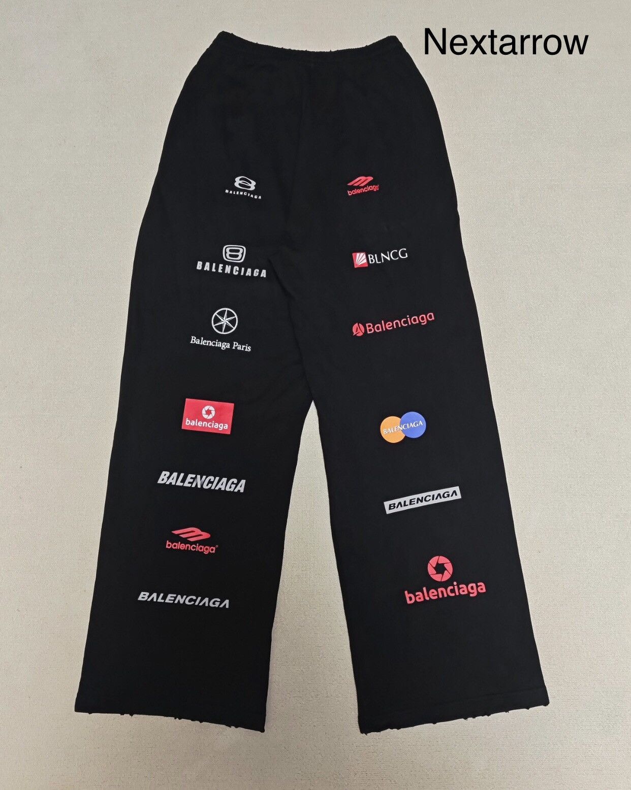 Balenciaga Double Knee Pants 'Dark Blue' 809444TRW587150