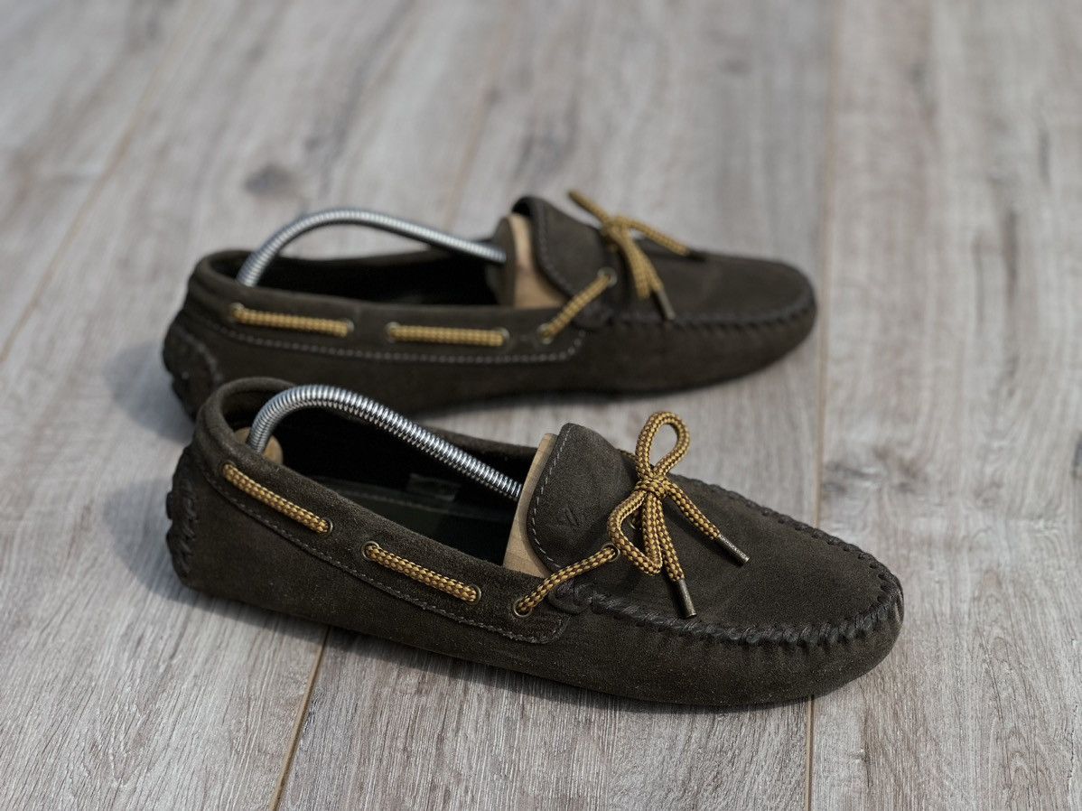 Car Shoe × Louis Vuitton Louis Vuitton Arizona Driving Moccasin Navy Size US 8.5 / EU 41-42 - 4 Thumbnail