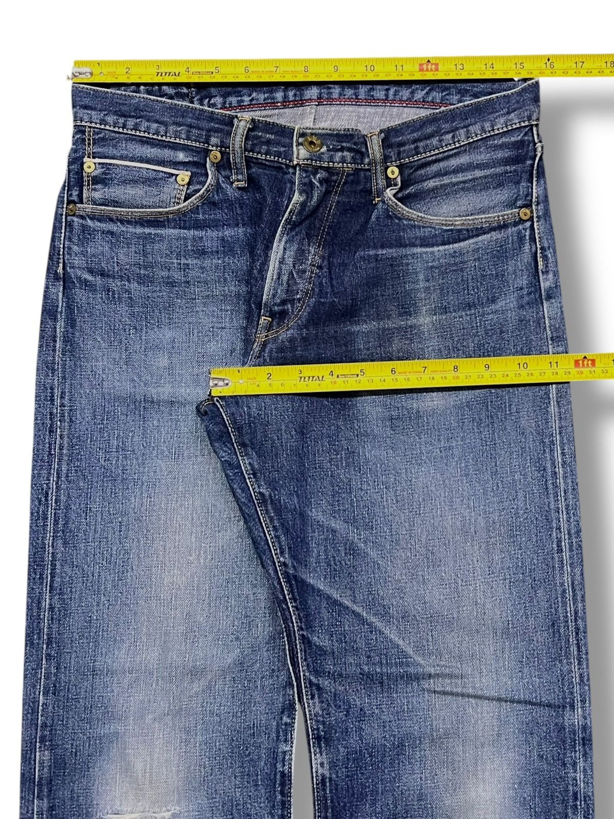 Japanese Brand Vintage L.W.D By Domingo Selvedge Denim Japan | Slim Straigh Size US 31 - 21 Thumbnail