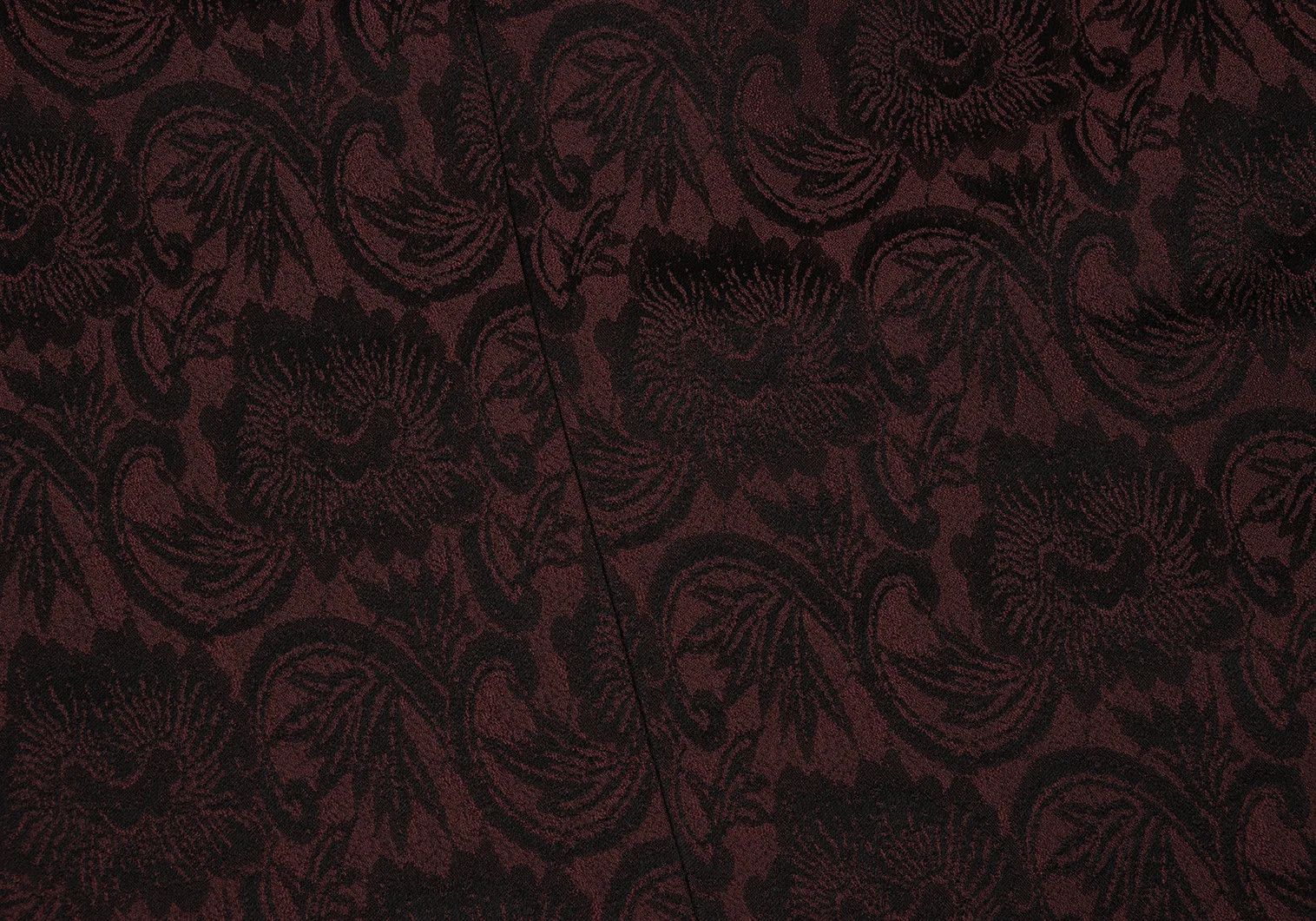 Jean Paul Gaultier Damask Jacquard 4B Jacket in Wine Size 48 Size US M / EU 48-50 / 2 - 15 Thumbnail