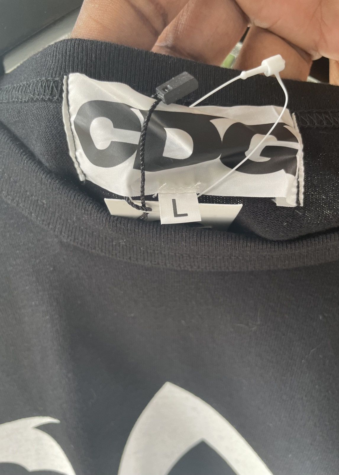 Comme des Garcons Comme Des Garcons CDG Waterfall Tee Size US L / EU 52-54 / 3 - 3 Thumbnail