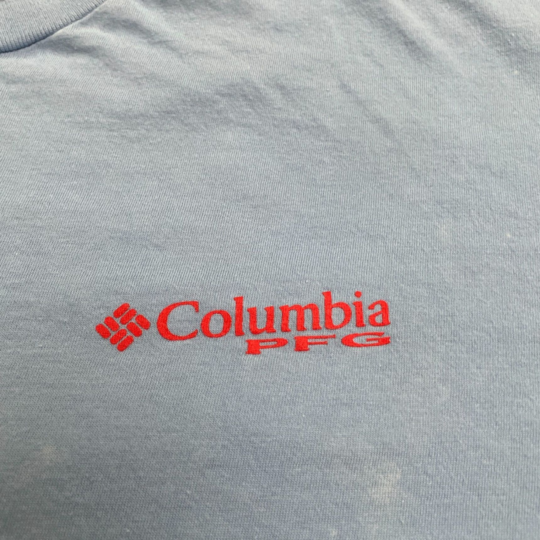 Vintage Columbia PFG Graphic T-Shirt Mens XL Blue Crew Neck Short Sleeve Cotton Tee Top Size US XL / EU 56 / 4 - 5 Thumbnail