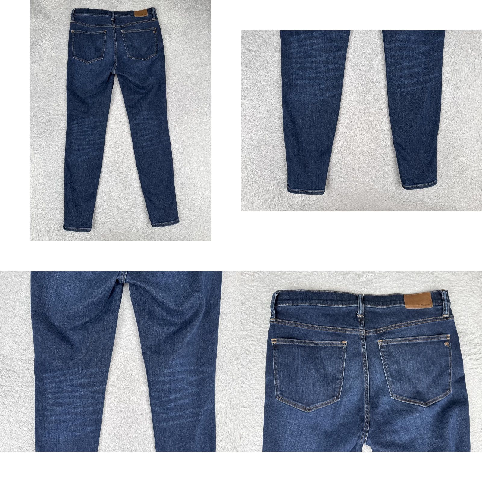 Madewell VINTAGE: None Madewell Jeans Womens 30 Blue Mid Rise Skinny Denim 5-Pocket Stretch Medium Wash 30x28 Mens Womens Boys Girls Size 30" / US 8 / IT 44 - 10 Thumbnail
