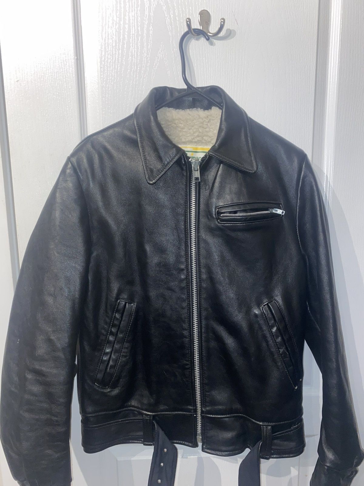 Vintage Leather Jacket Brimaco Size US M / EU 48-50 / 2 - 1 Thumbnail