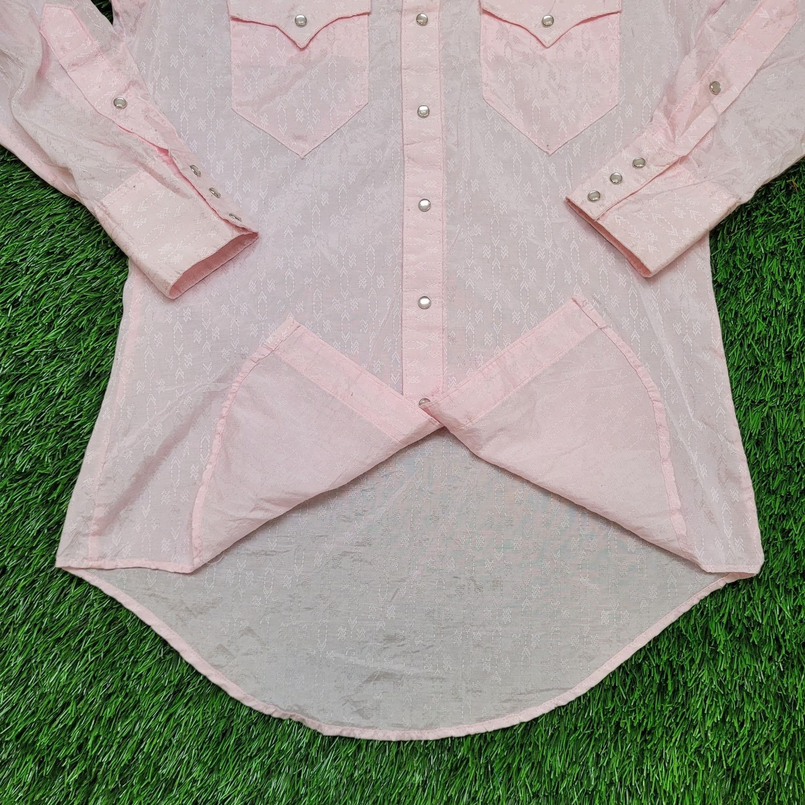 Rockmount Ranch Wear VTG 70s Rockmount Ranch Wear Pearl Snap Shirt M Jacquard USA Size US M / EU 48-50 / 2 - 4 Thumbnail